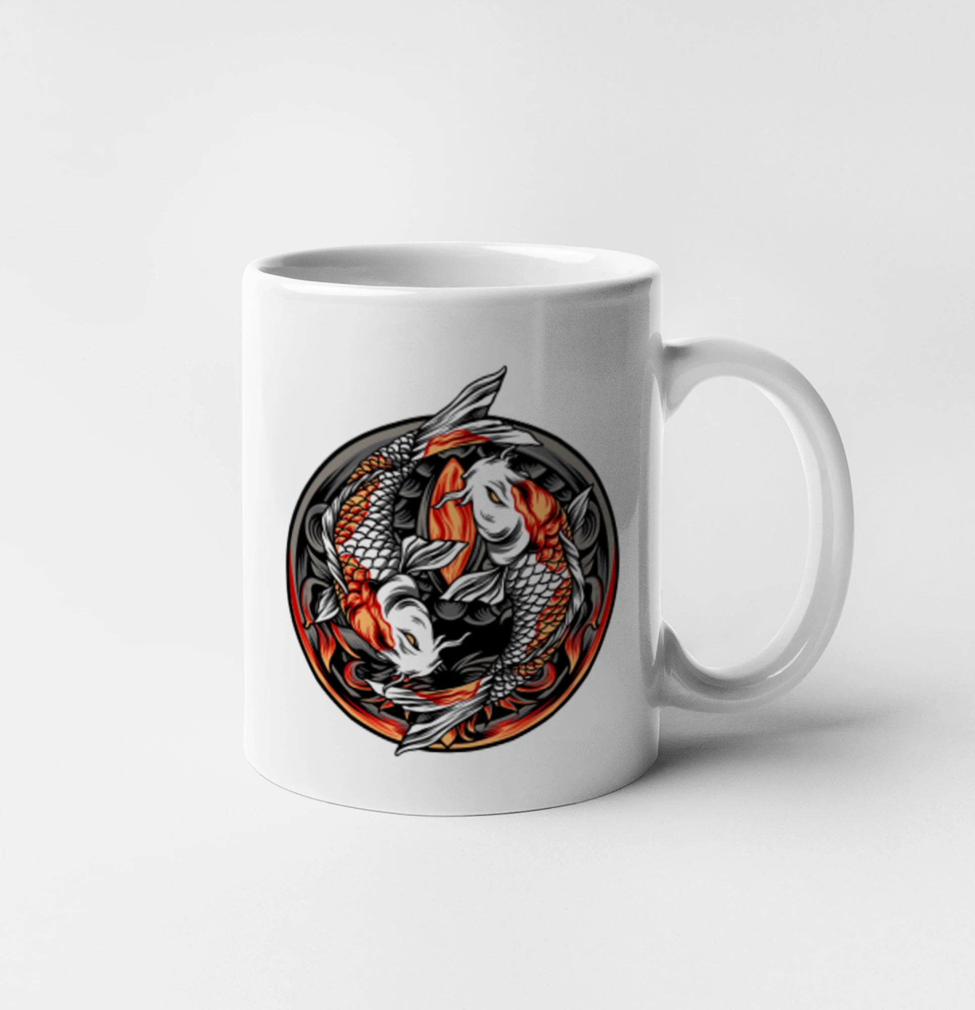 Yin & Yang Koi kapr - oranžový