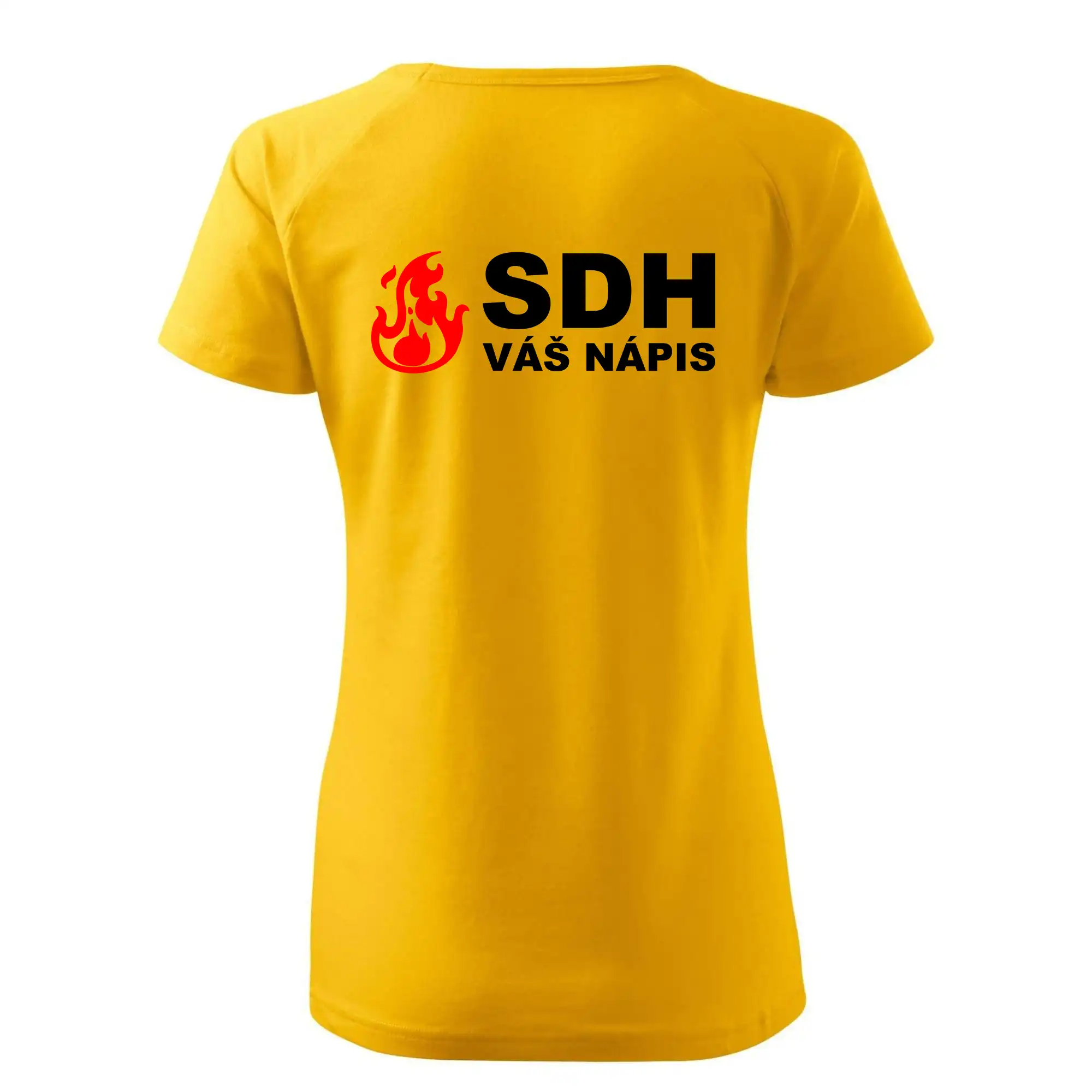 SDH nápis (oheň, firesport, název sboru - vlastní nápis)