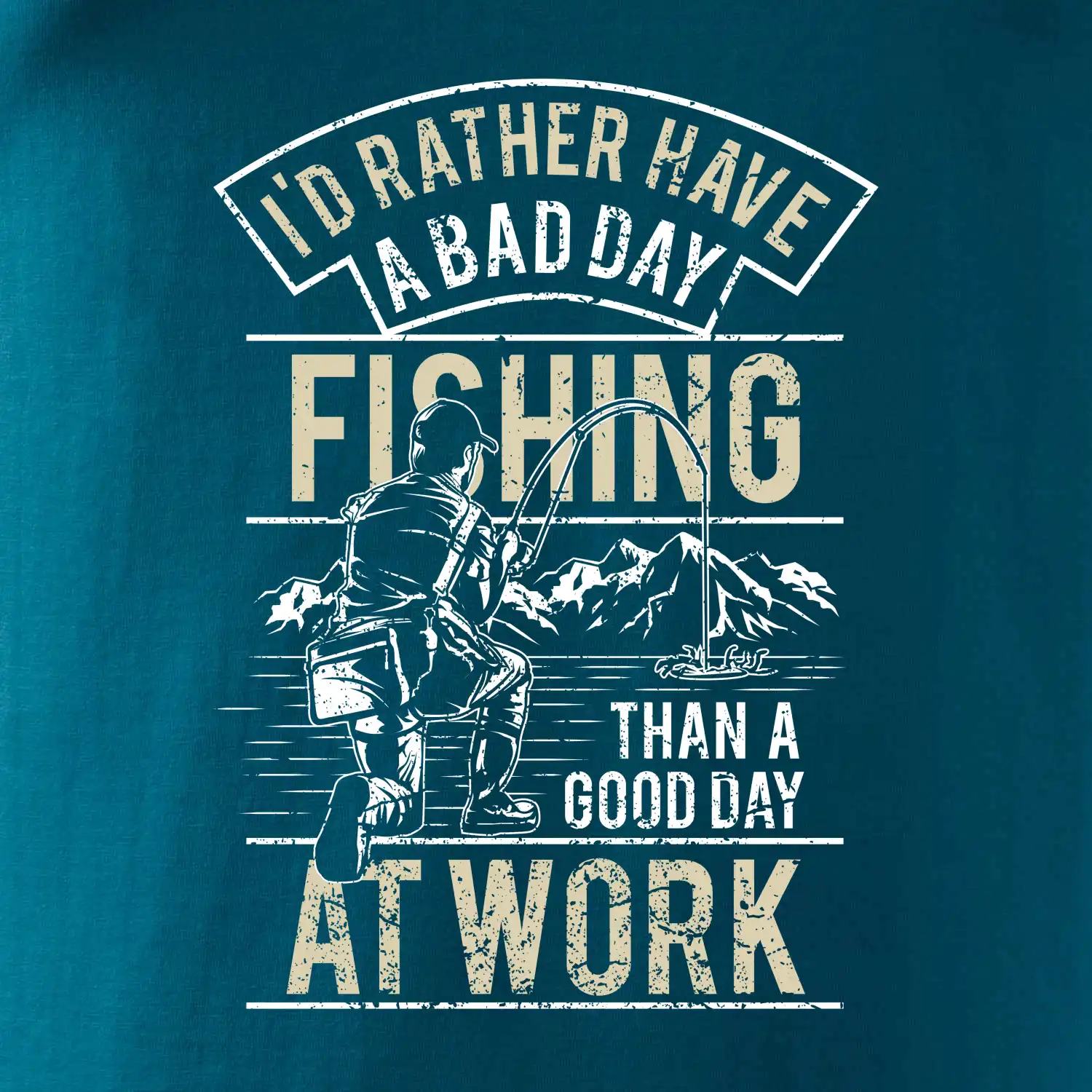 Fishing at work
