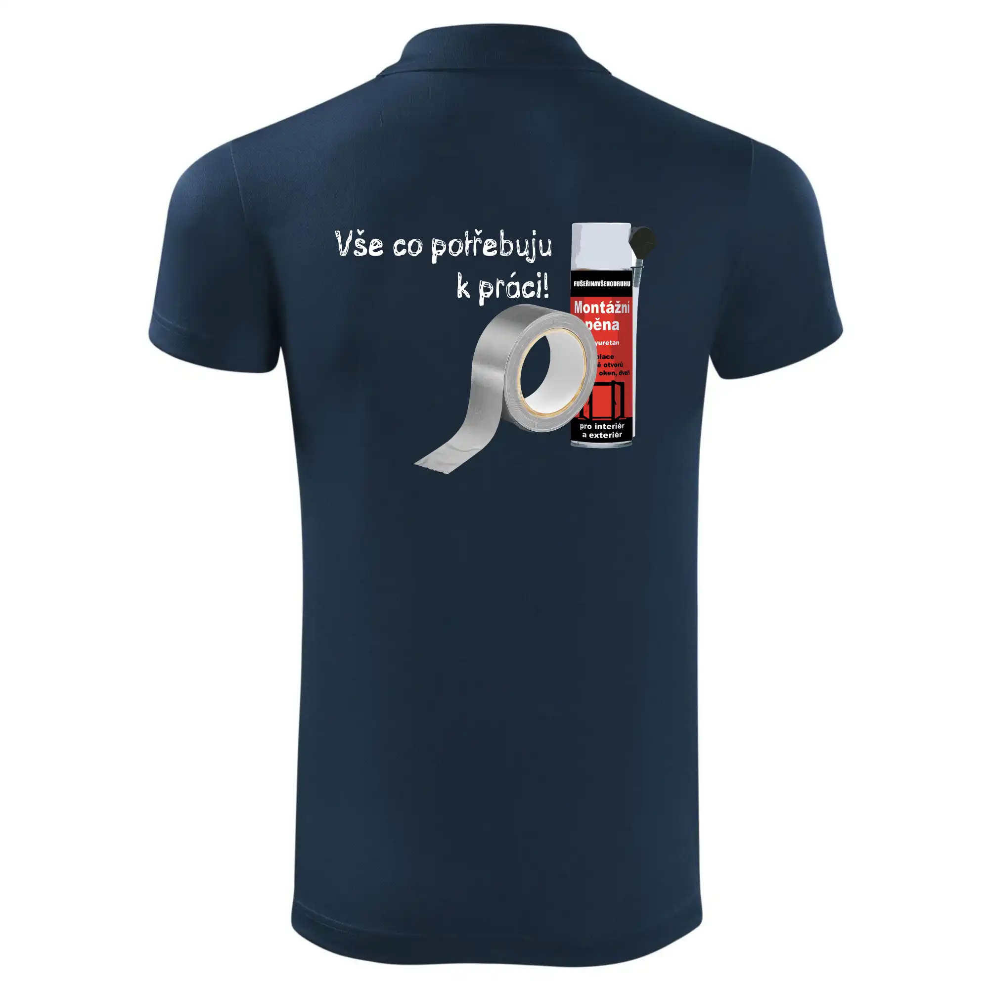 Pěna  a páska - vše co potřebuji k práci