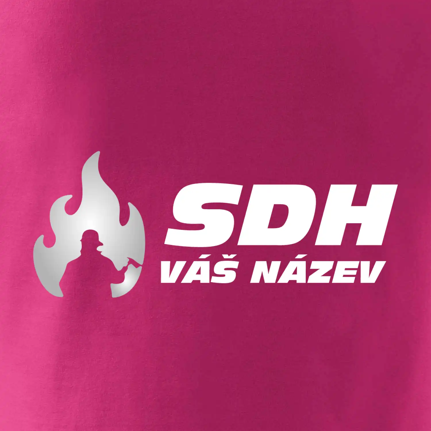 Kšiltovka SDH nápis, reflexní oheň