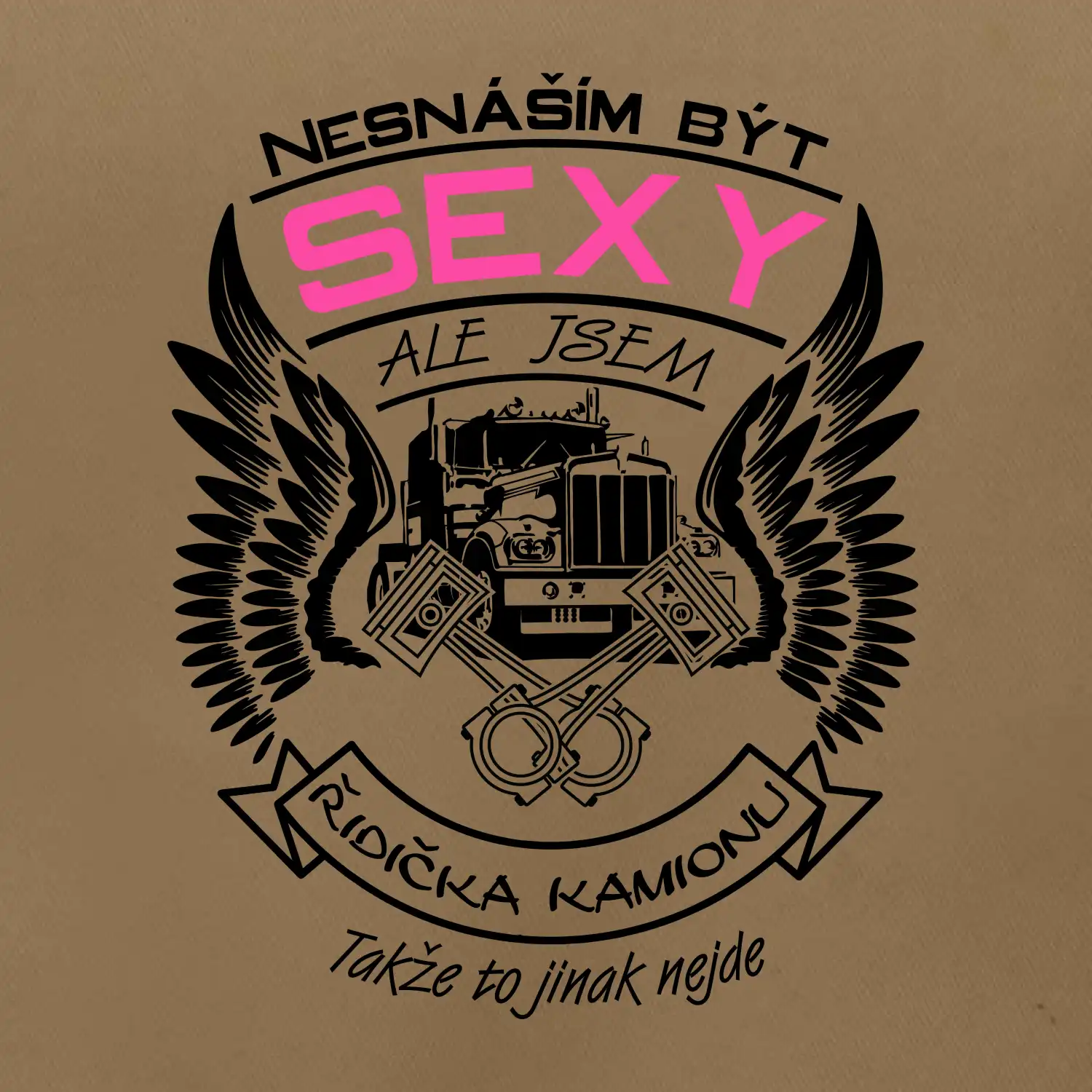Nesnáším být sexy - kamioňák ( řidička kamionu )