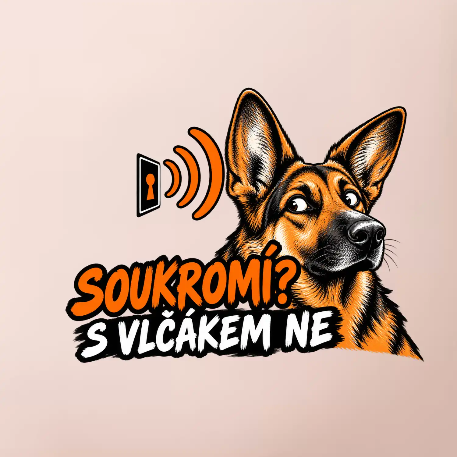 Soukromí s vlčákem ne - německý ovčák
