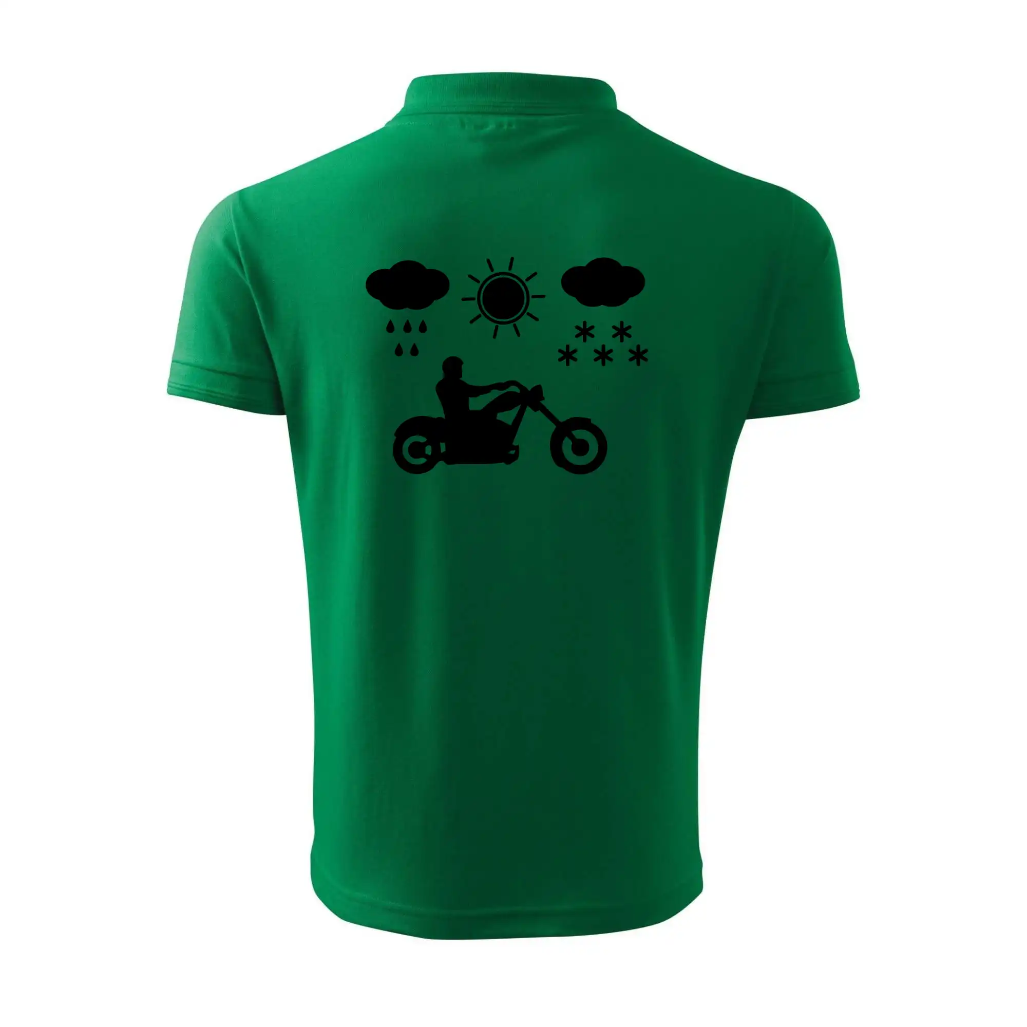 Motorkář za každého počasí - chopper