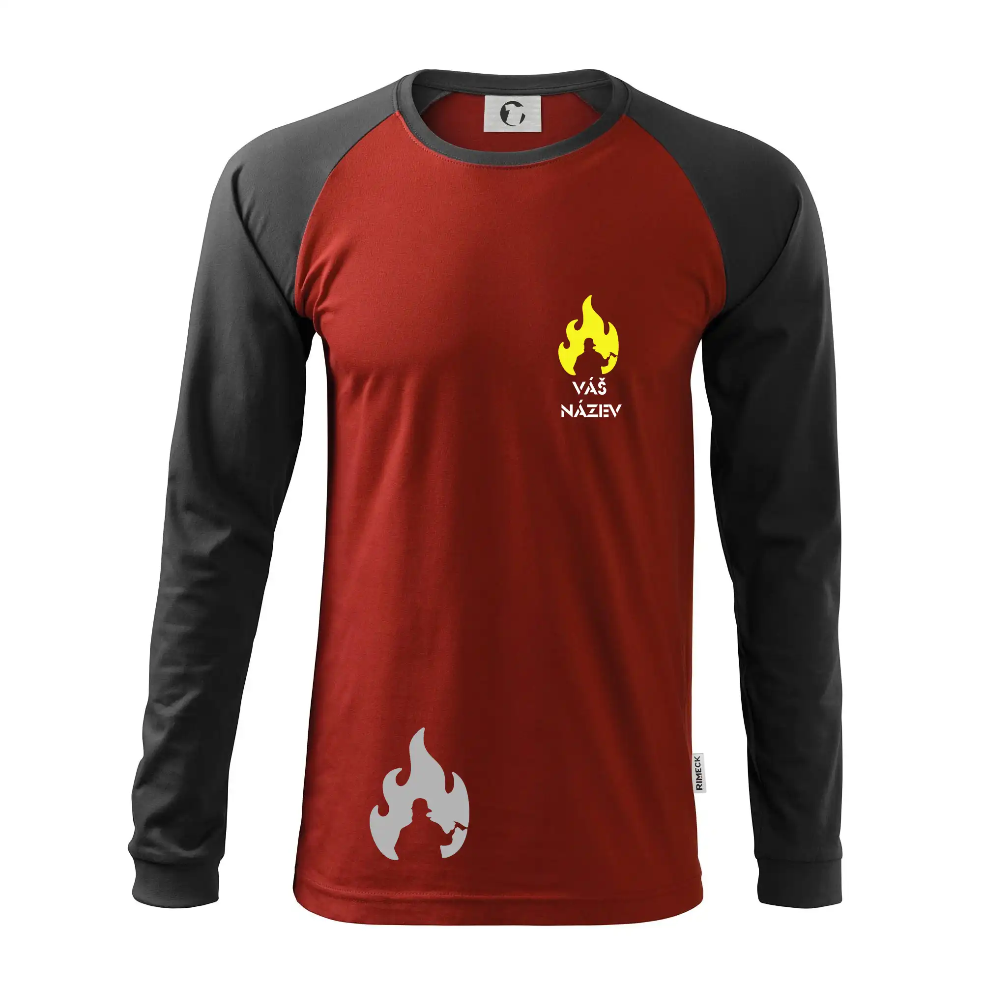 Hasiči - oheň - Váš název - Prso + záda