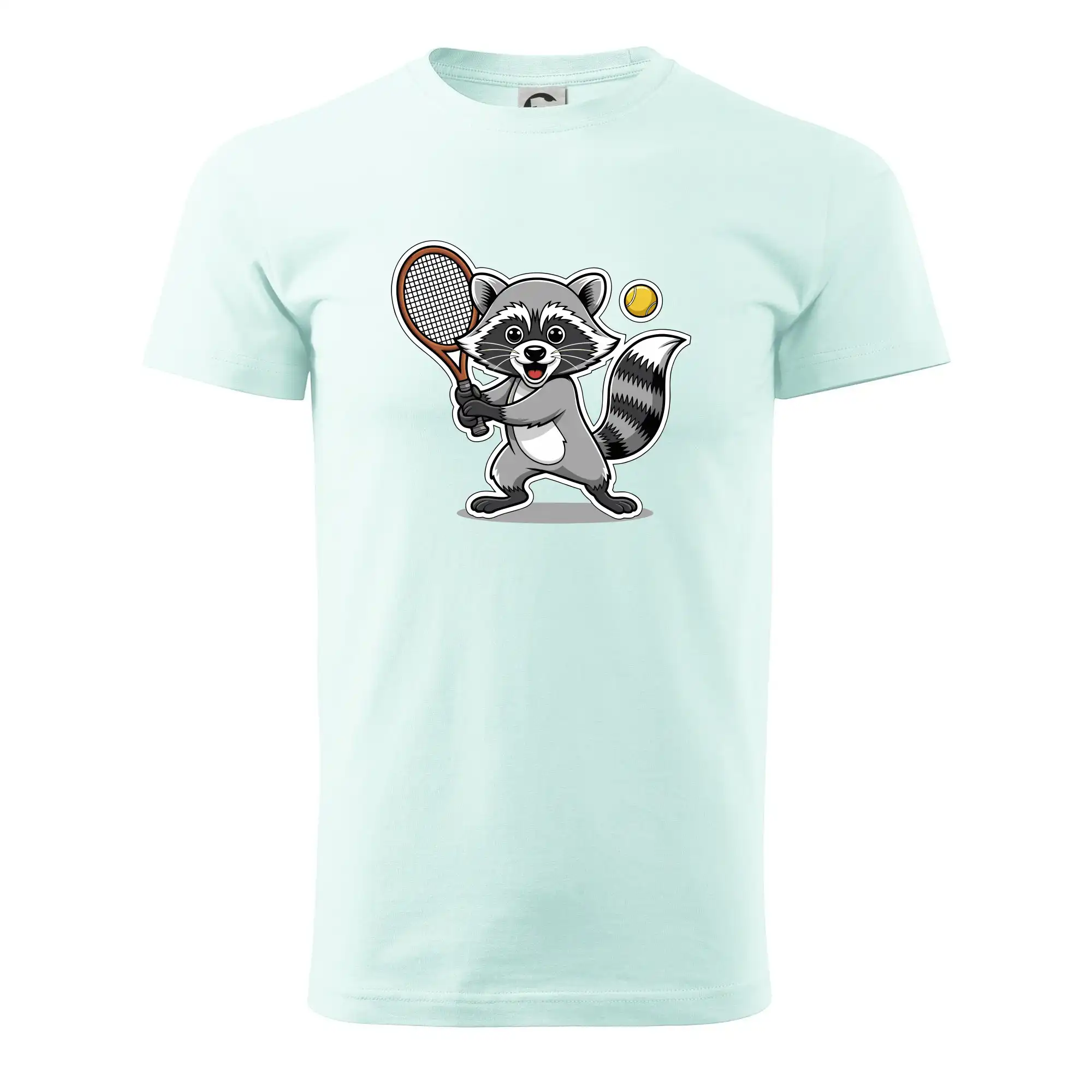 Mýval hraje tenis kreslený
