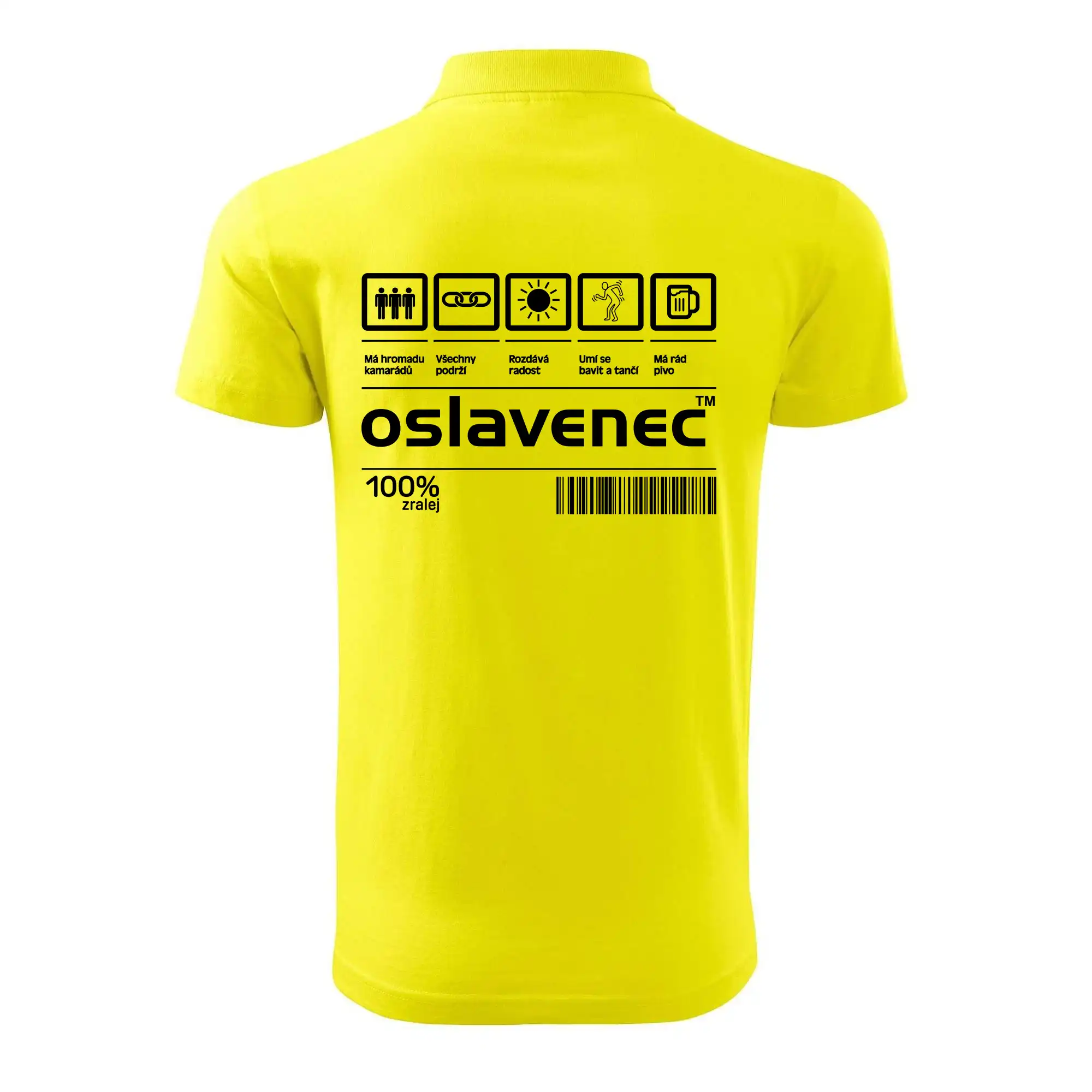 Čárový kód - Oslavenec
