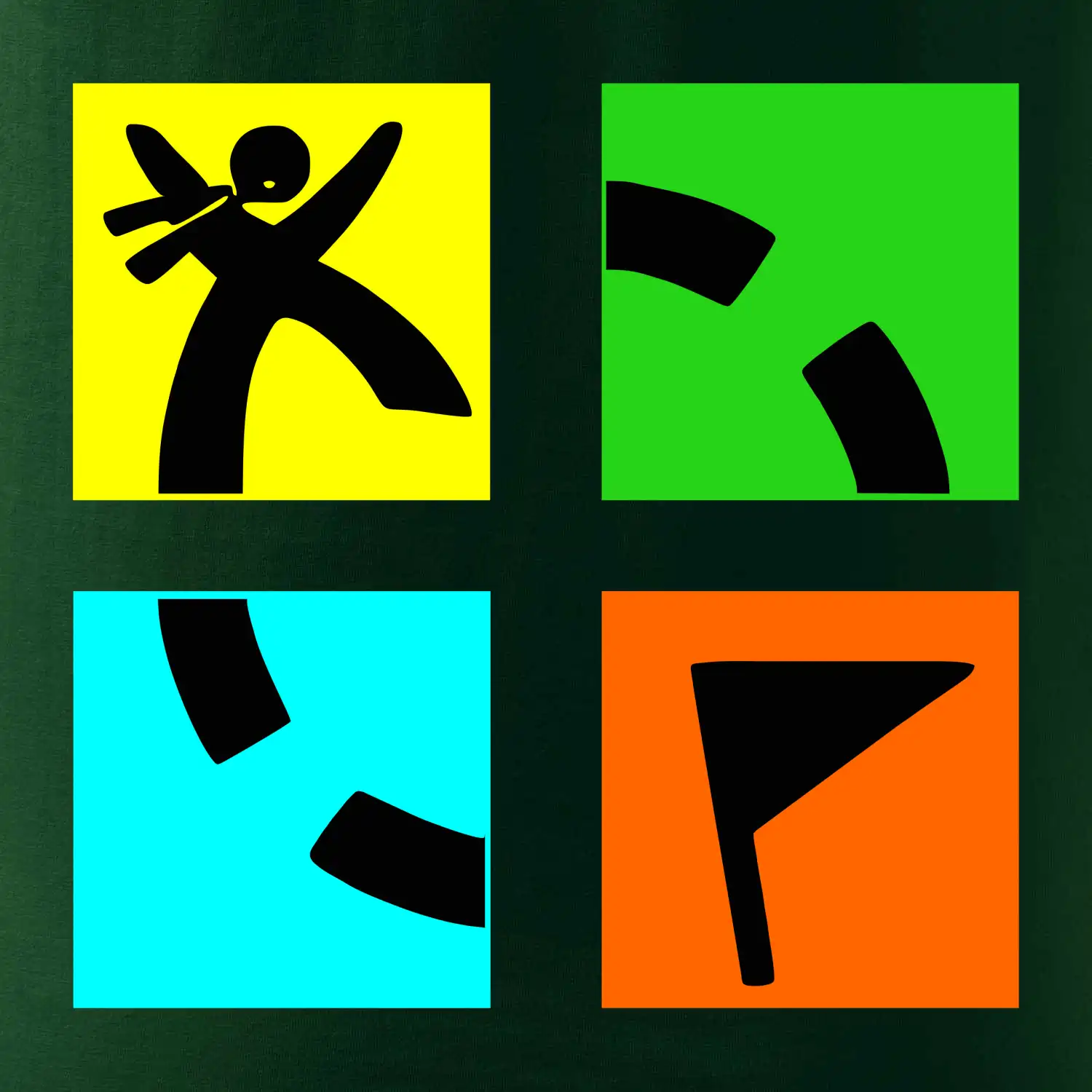 Geocaching logo barevné