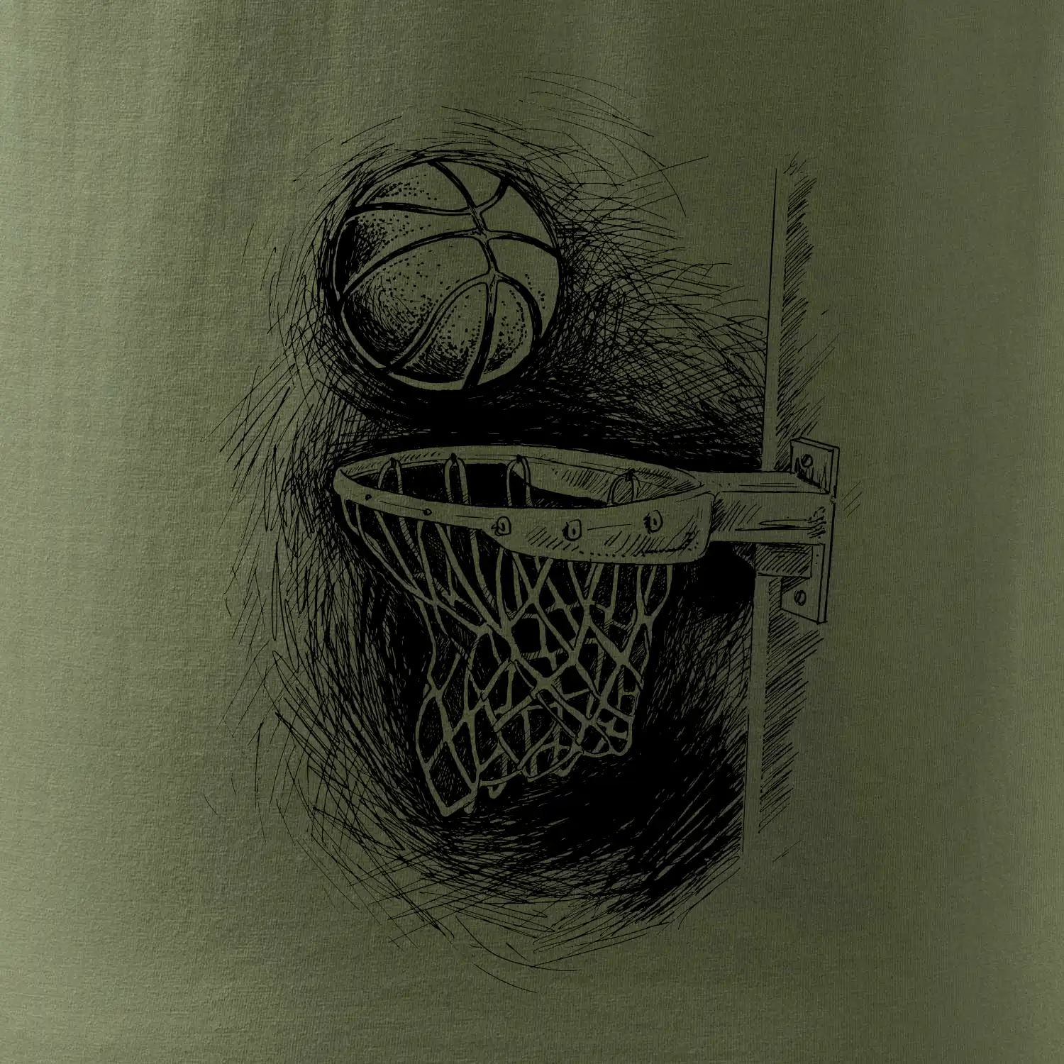 Basketball - kresba tužkou