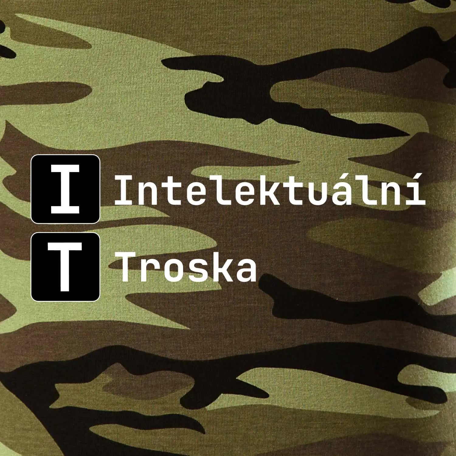 IT Nápis Intelektuální Troska
