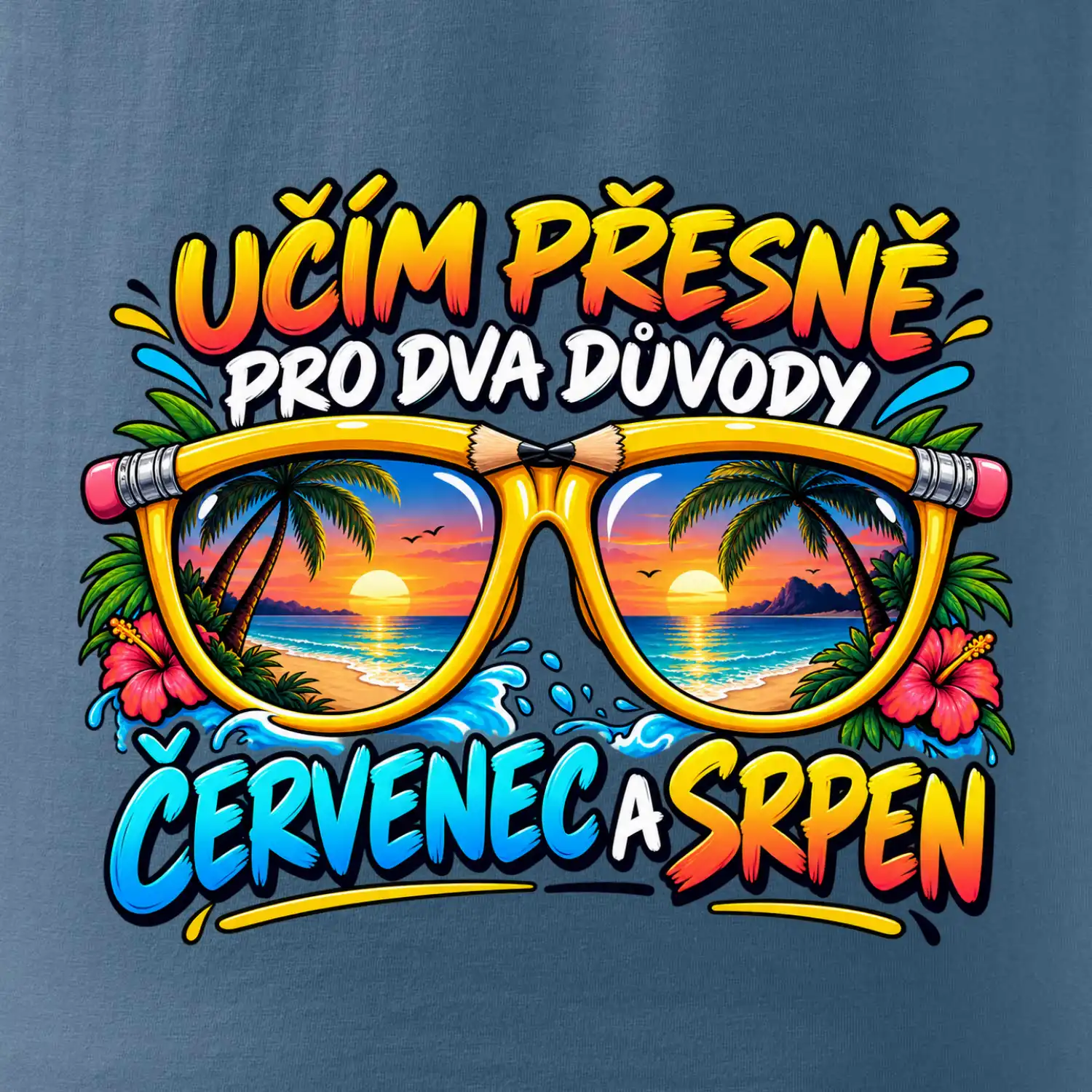 Učím kvůli červenci a srpnu letní prázdniny