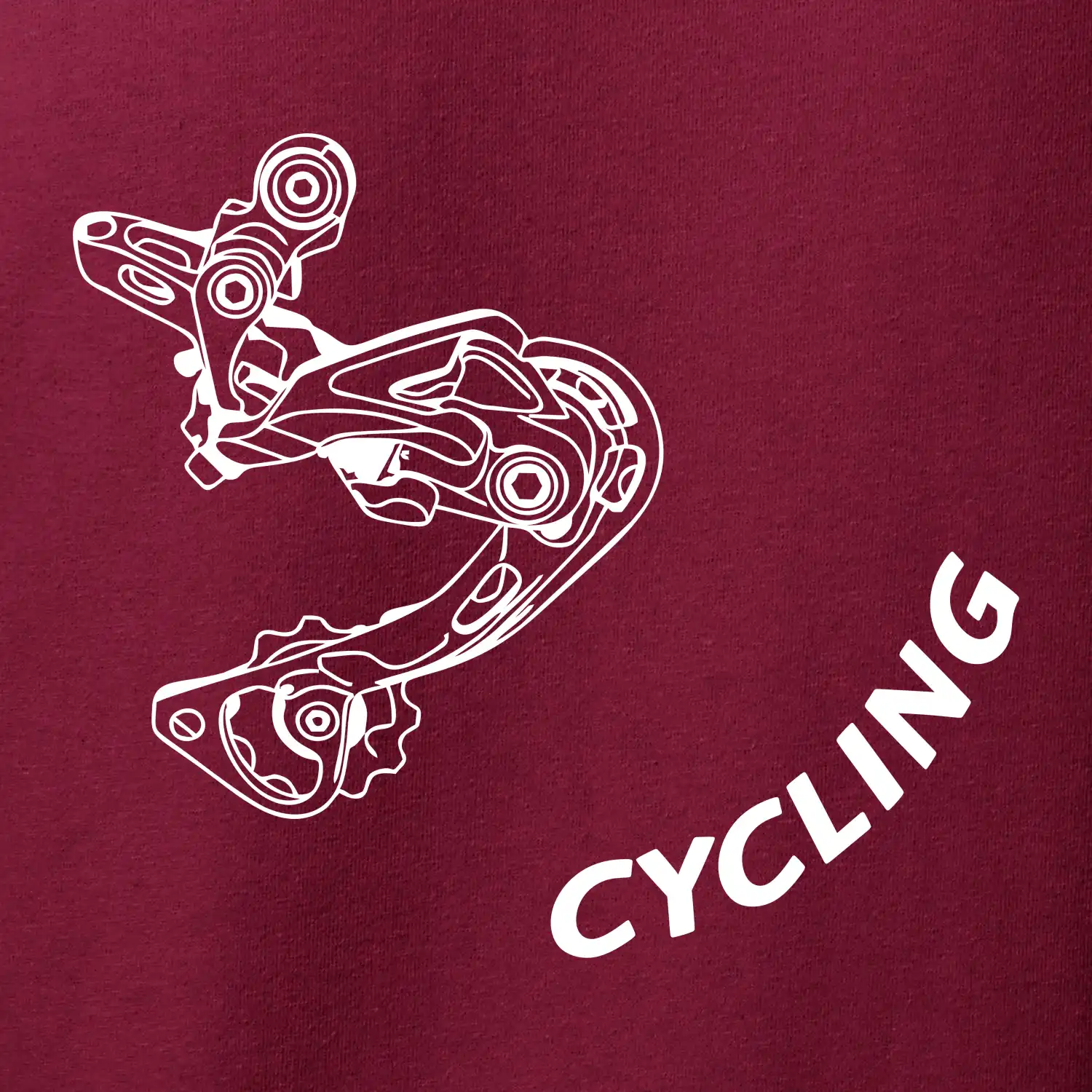 Cycling nápis šikmo