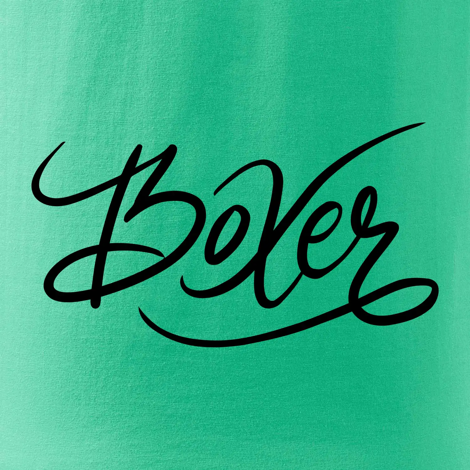 Boxer - nápis okrasný