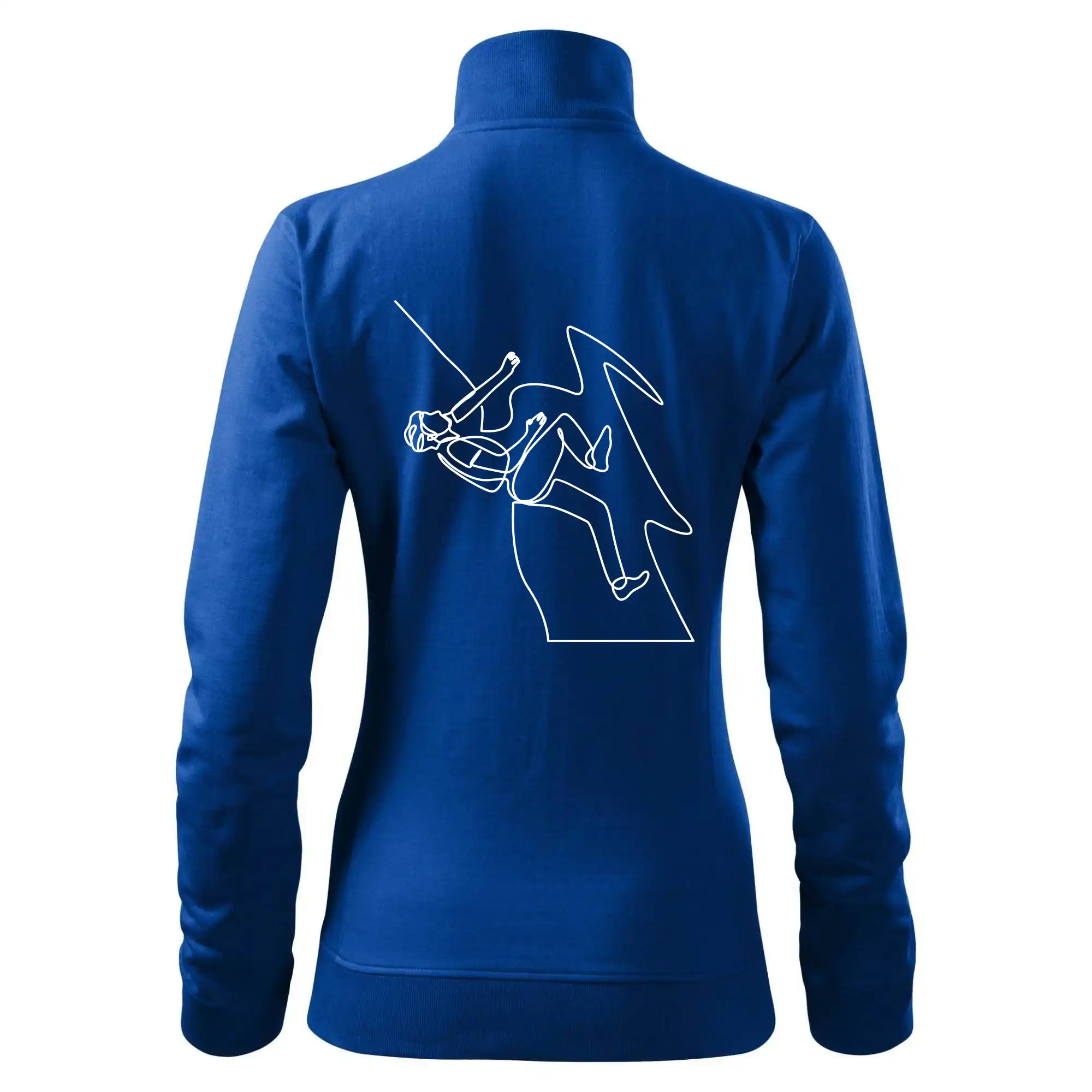 Lezec na skále jedním tahem