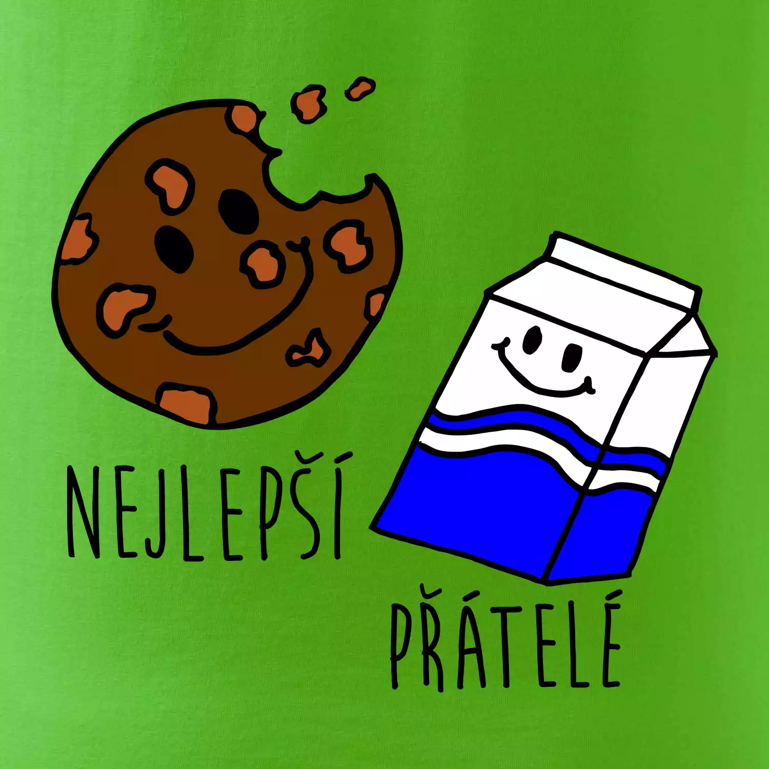 Nejlepší přátelé - Sušenka a mléko