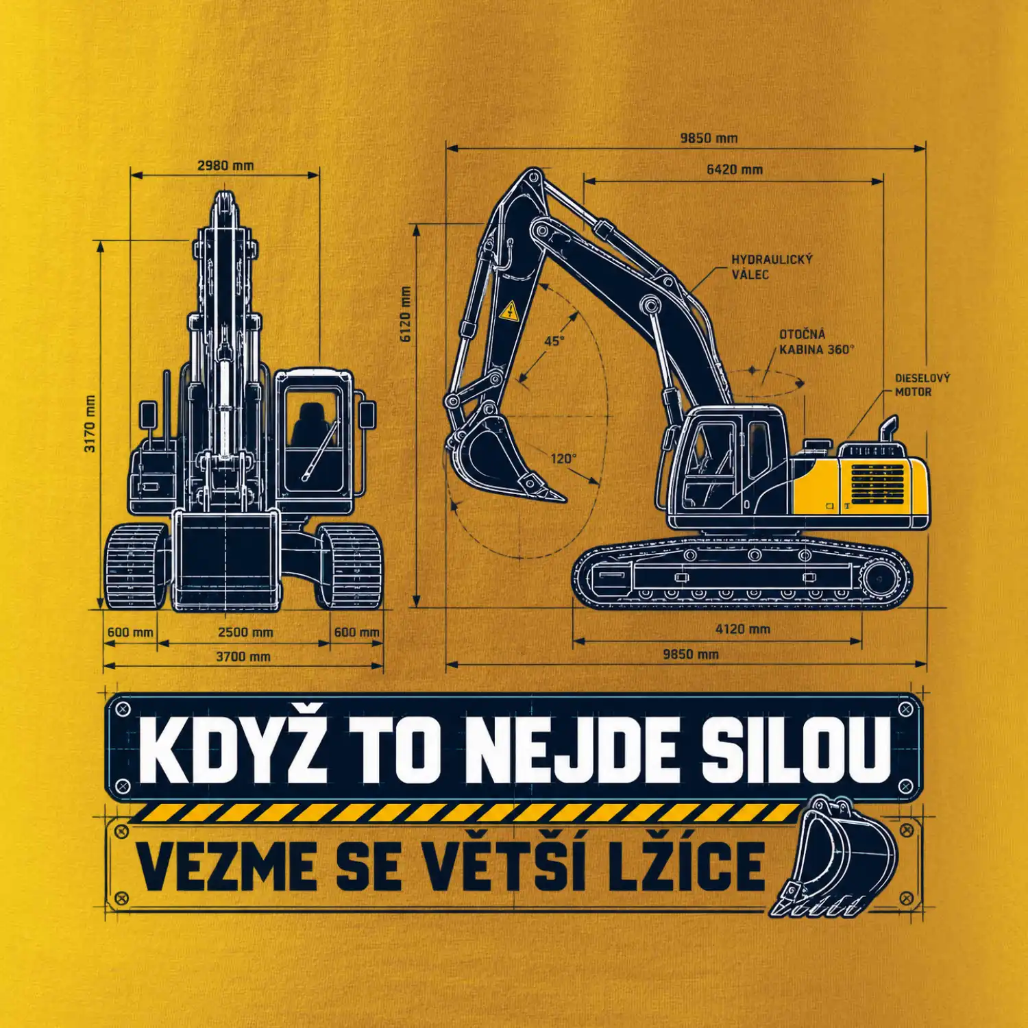 Když to nejde silou vezme se větší lžíce