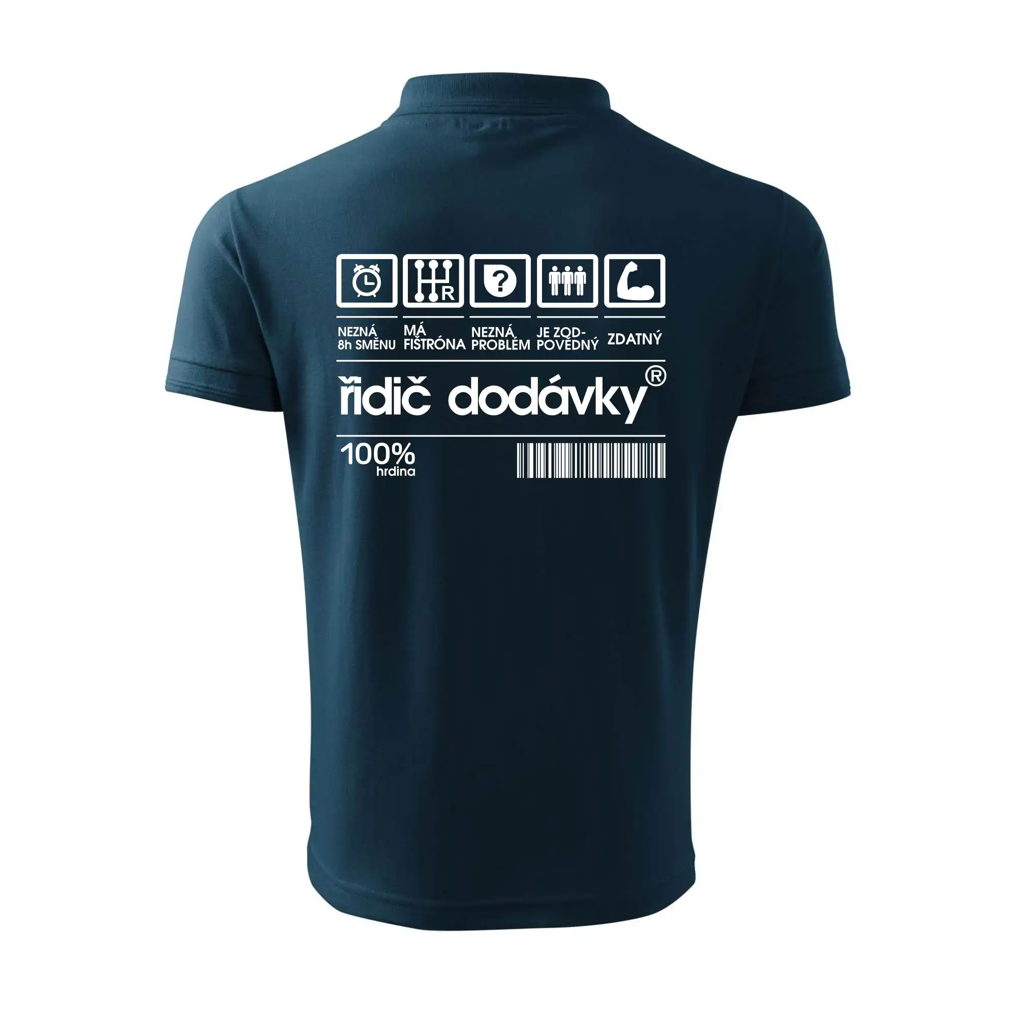 Čárový kód - řidič dodávky