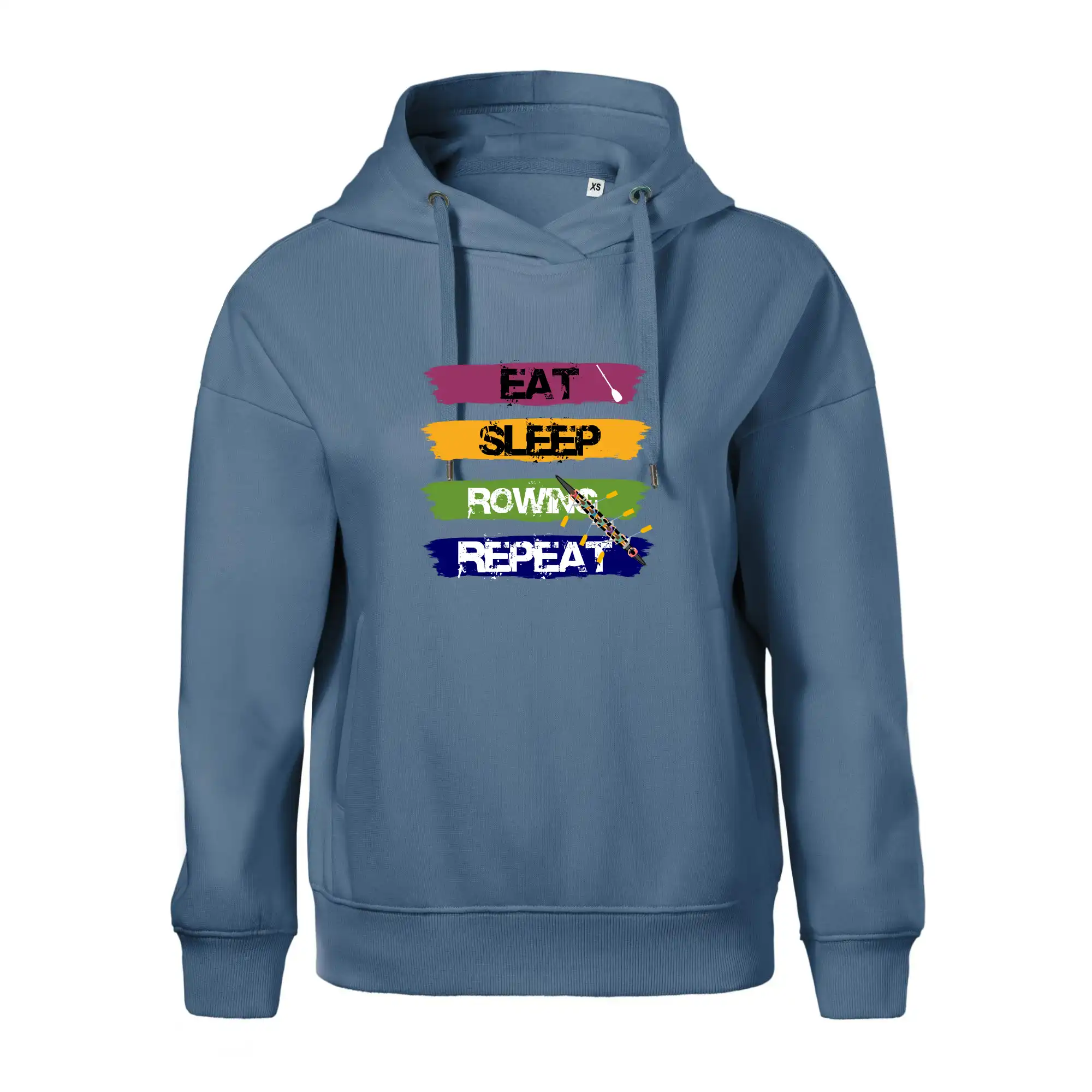 Eat sleep rowing repeat barevné