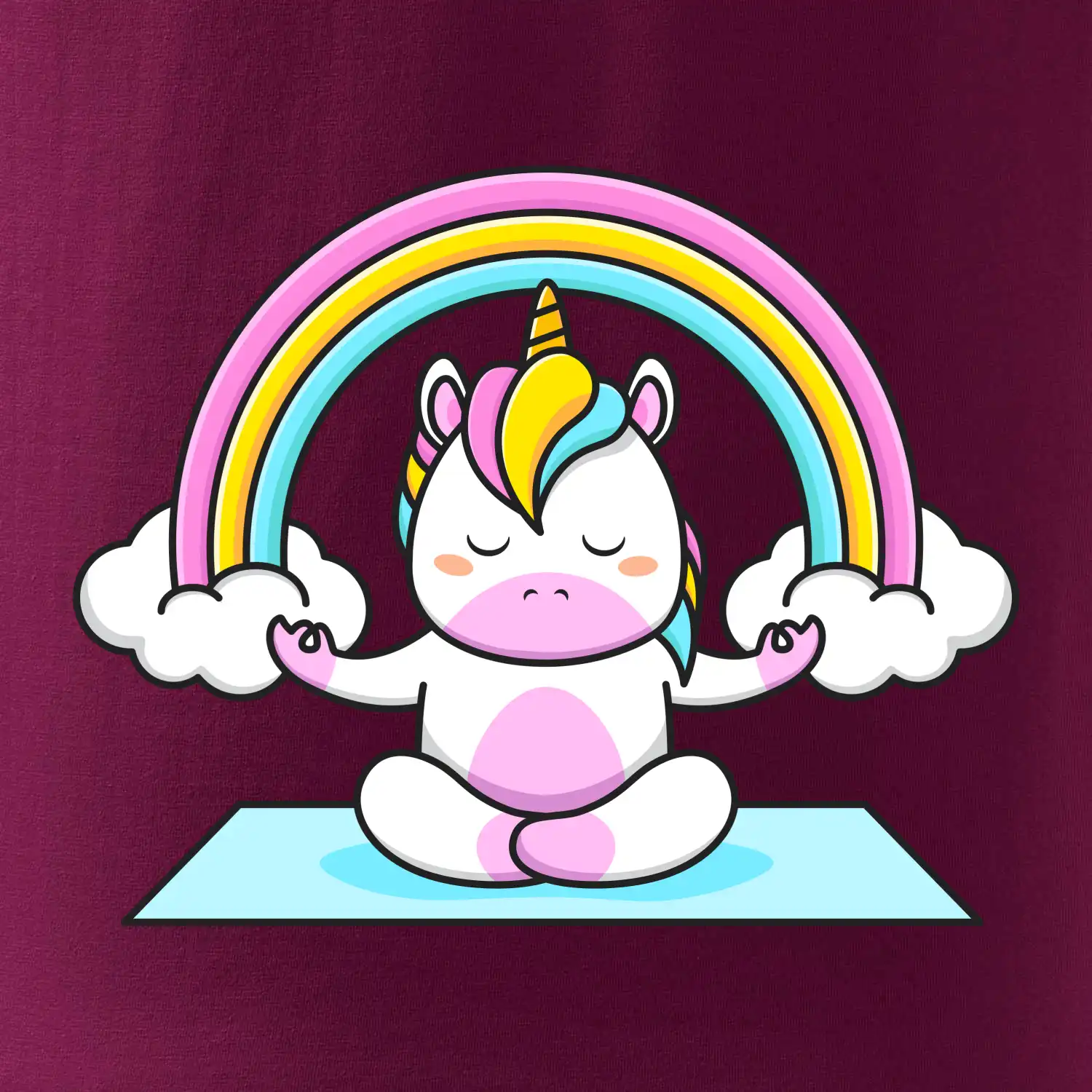 Yoga jednorožec - duha