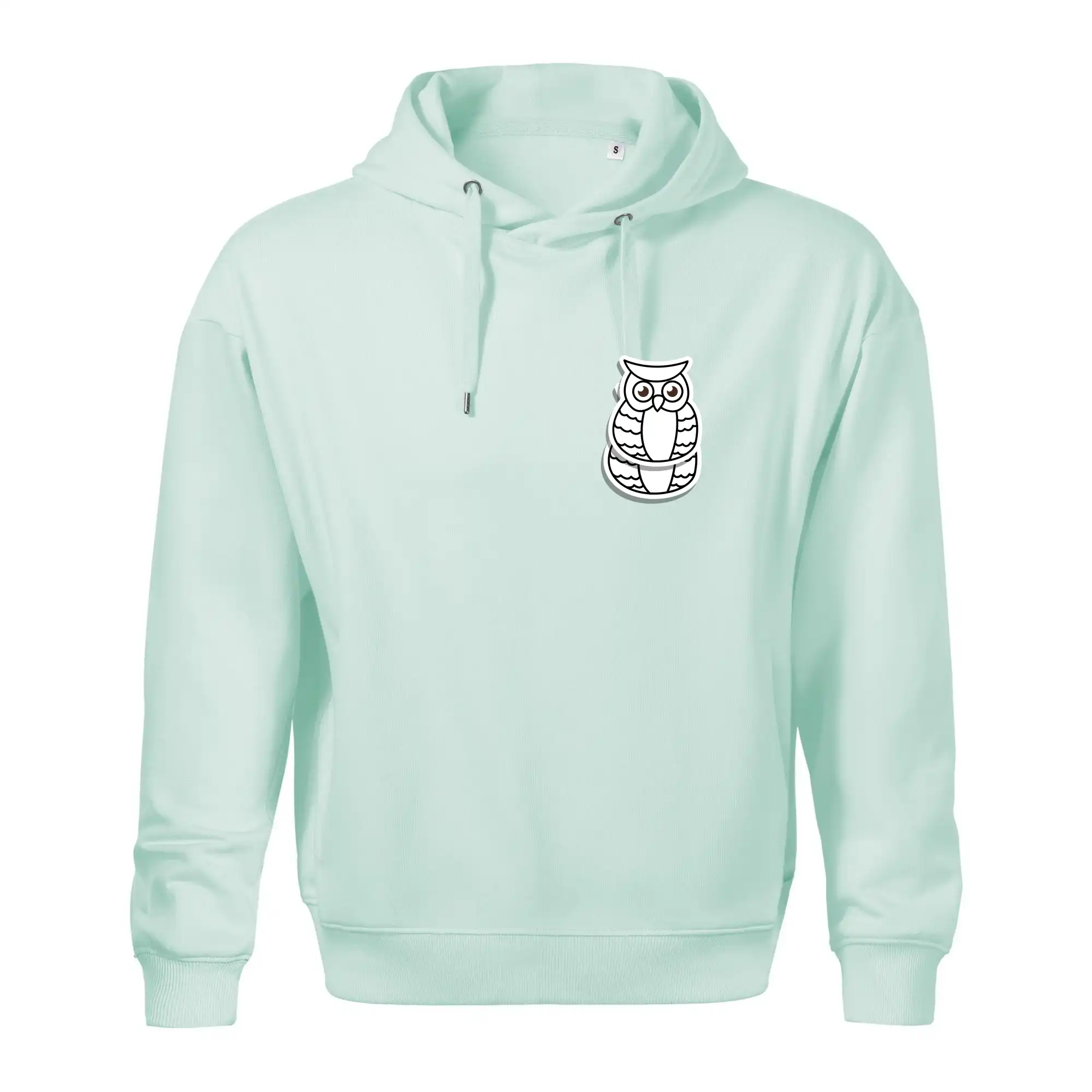 Sova kreslená na prsu