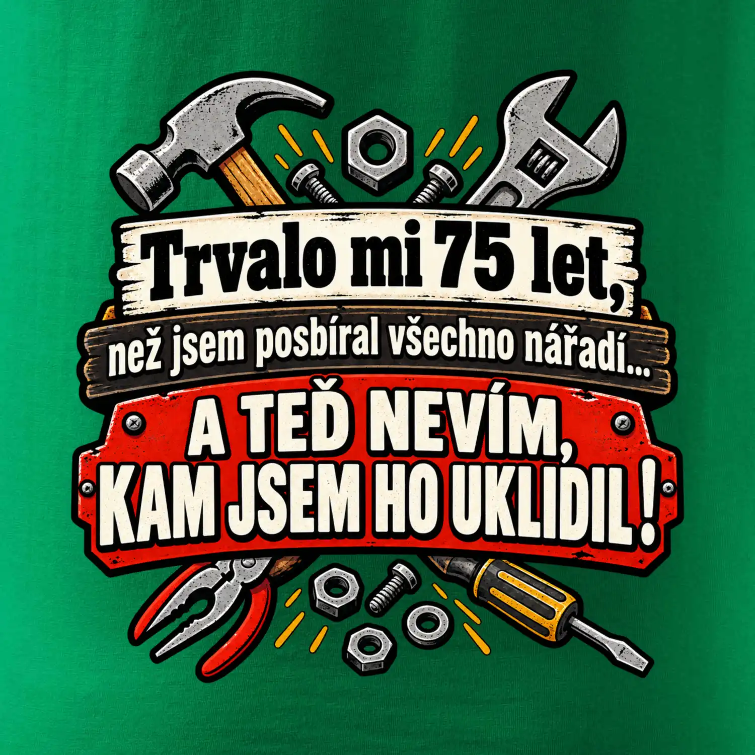 Trvalo mi  75 let, než jsem posbíral všechno nářadí