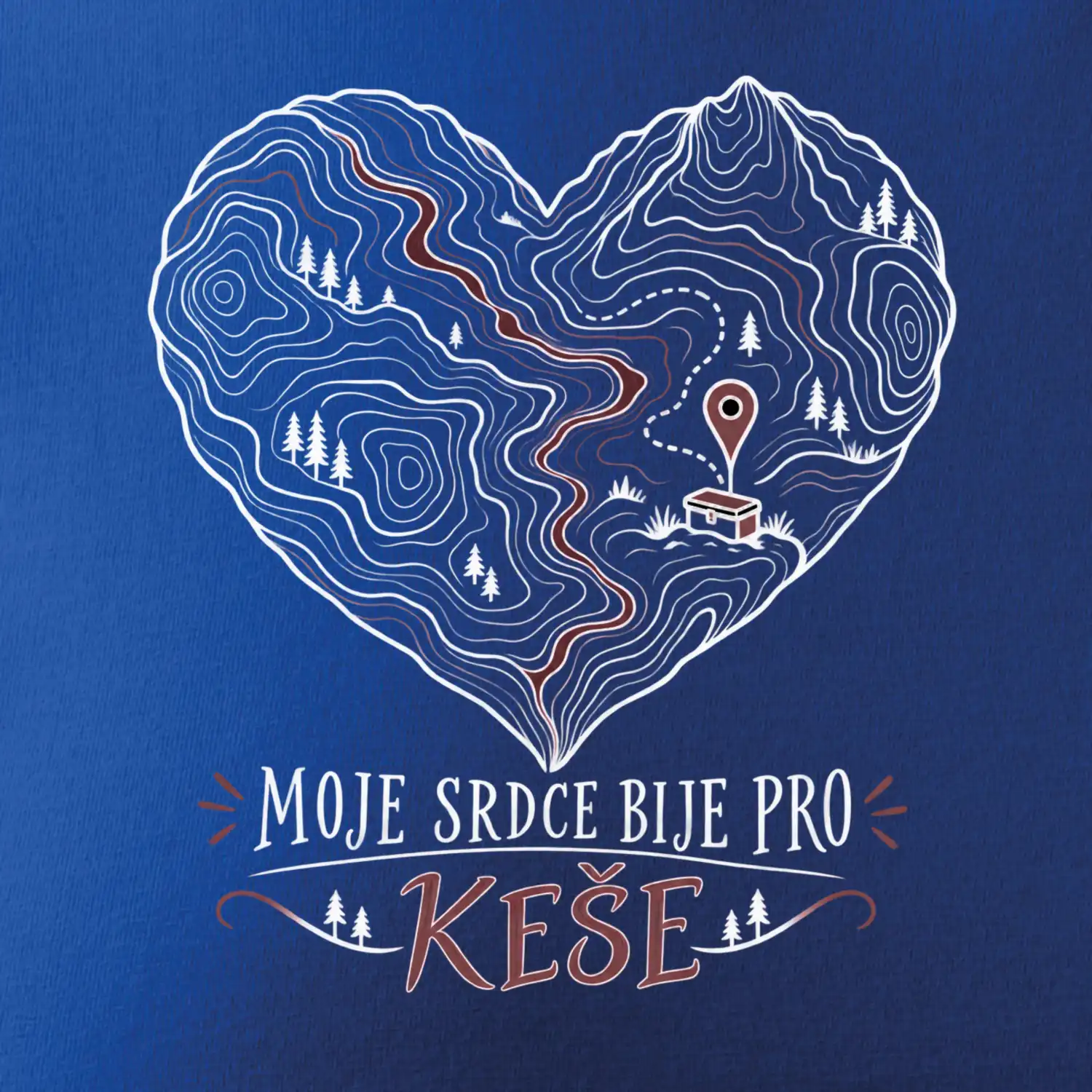 Moje srdce bije pro keše topografické srdce
