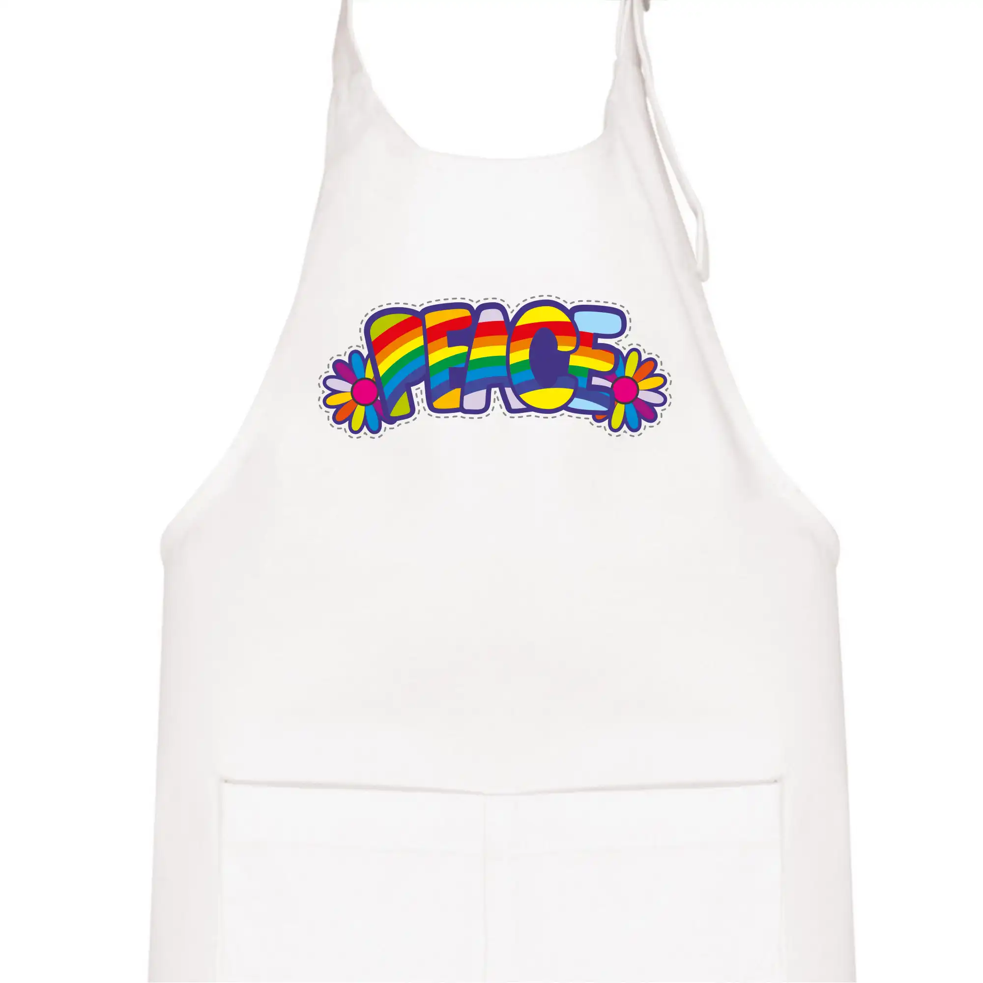 Peace nápis duhový