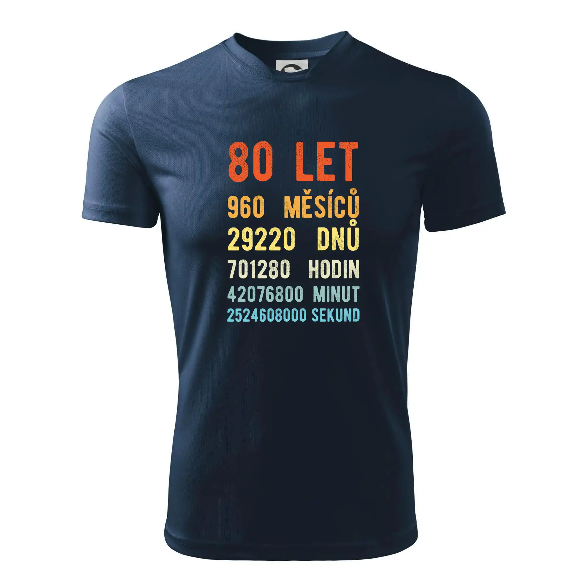 Narozeniny 80 přepočet času