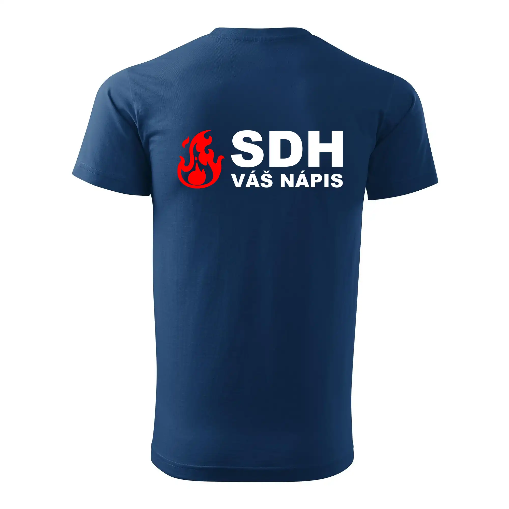 SDH nápis (oheň, název sboru - vlastní nápis)