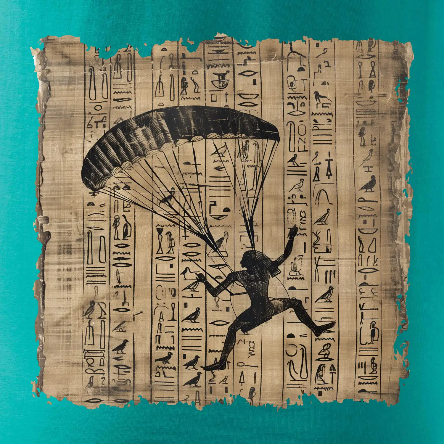 Egyptské hieroglyfy paraglide