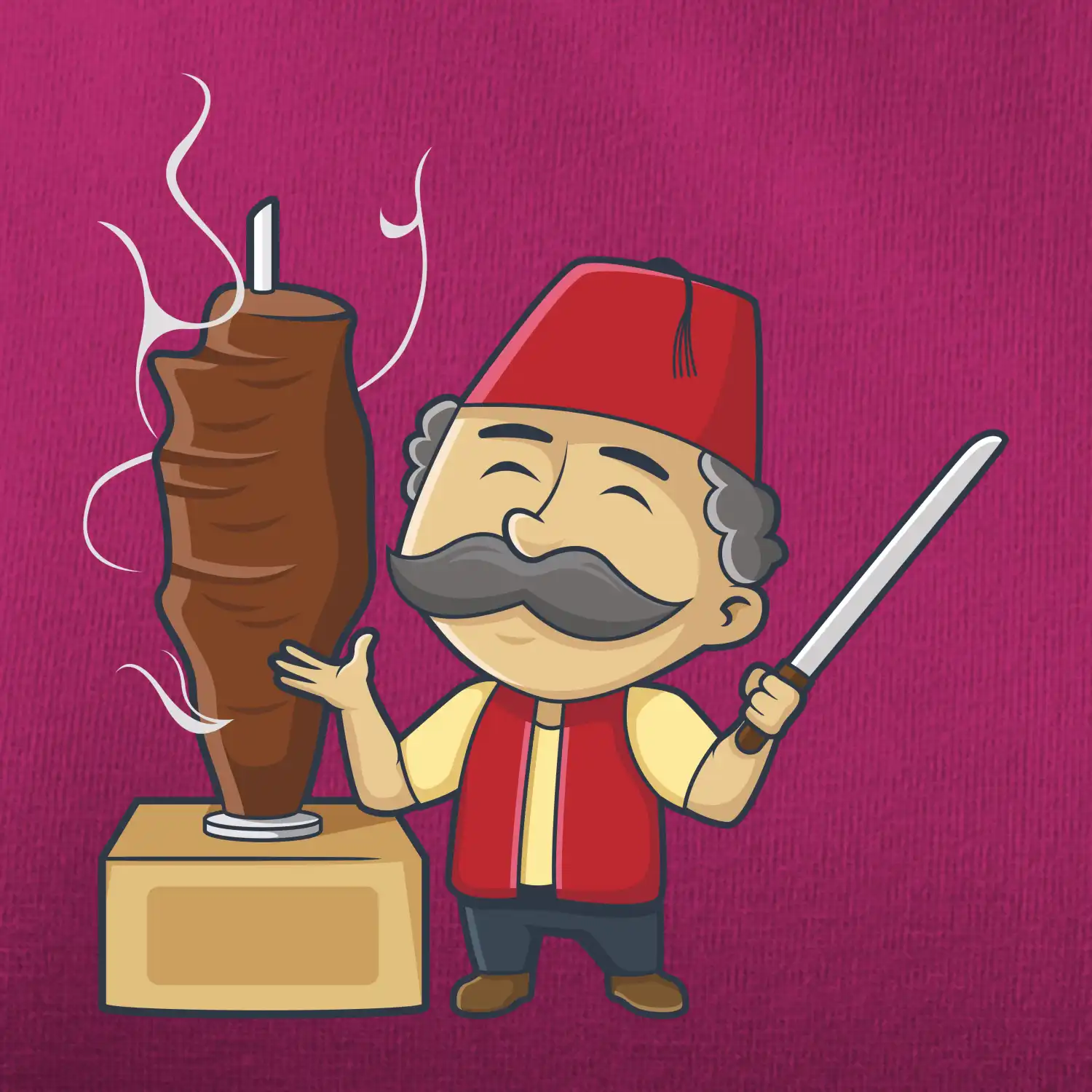 Kebab kuchař