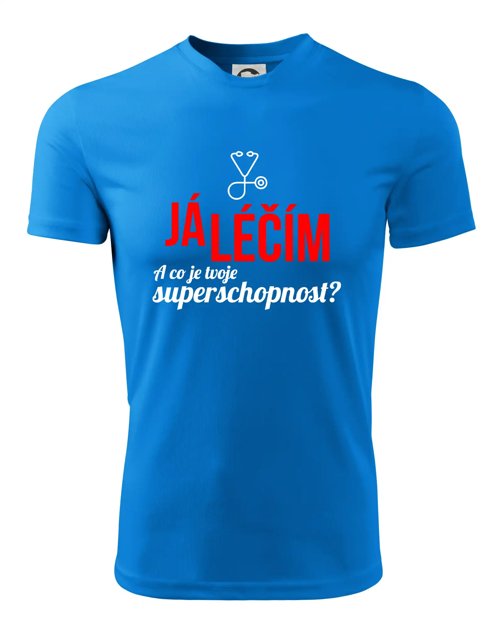 Já léčím - tvoje superschopnost? Rovný nápis