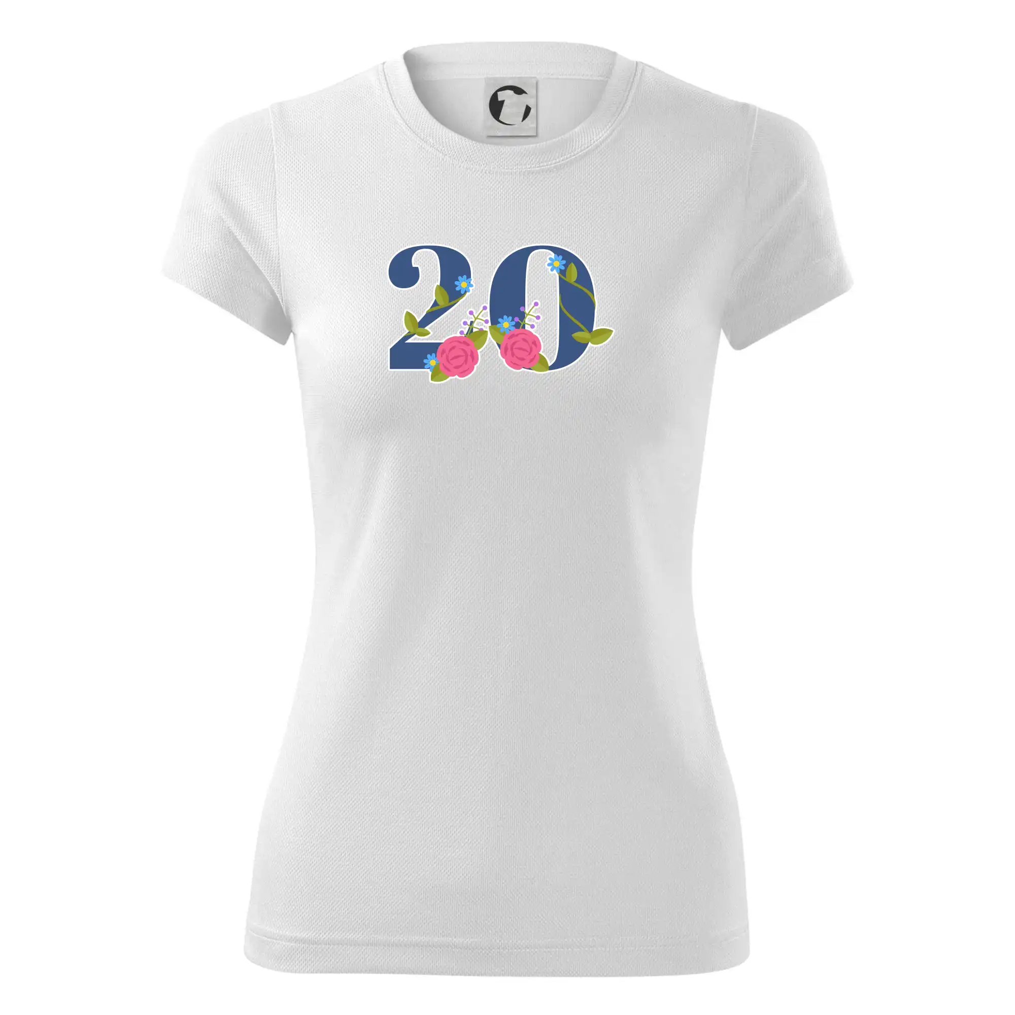 Květinové číslo kreslené - 20