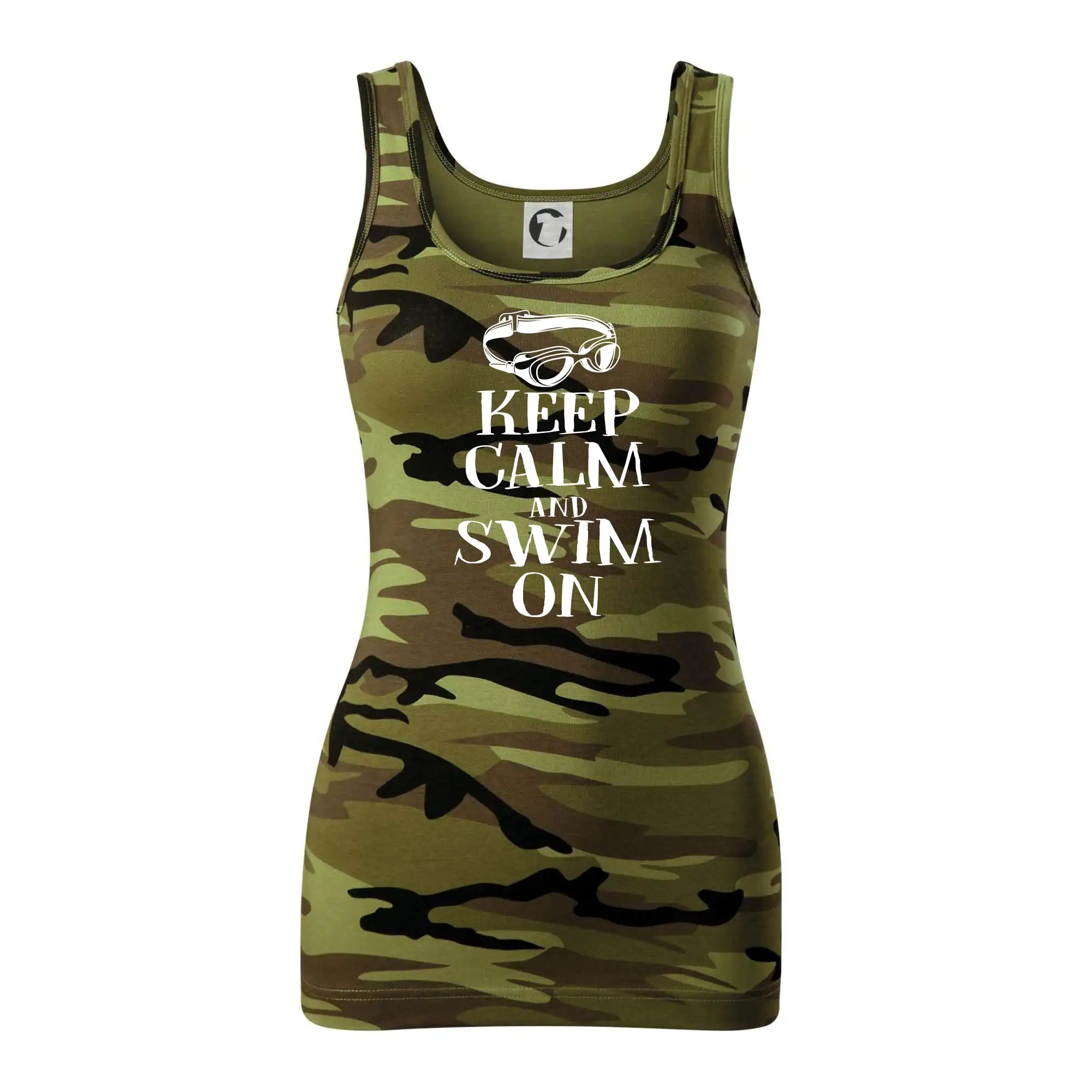 Keep calm and swim on