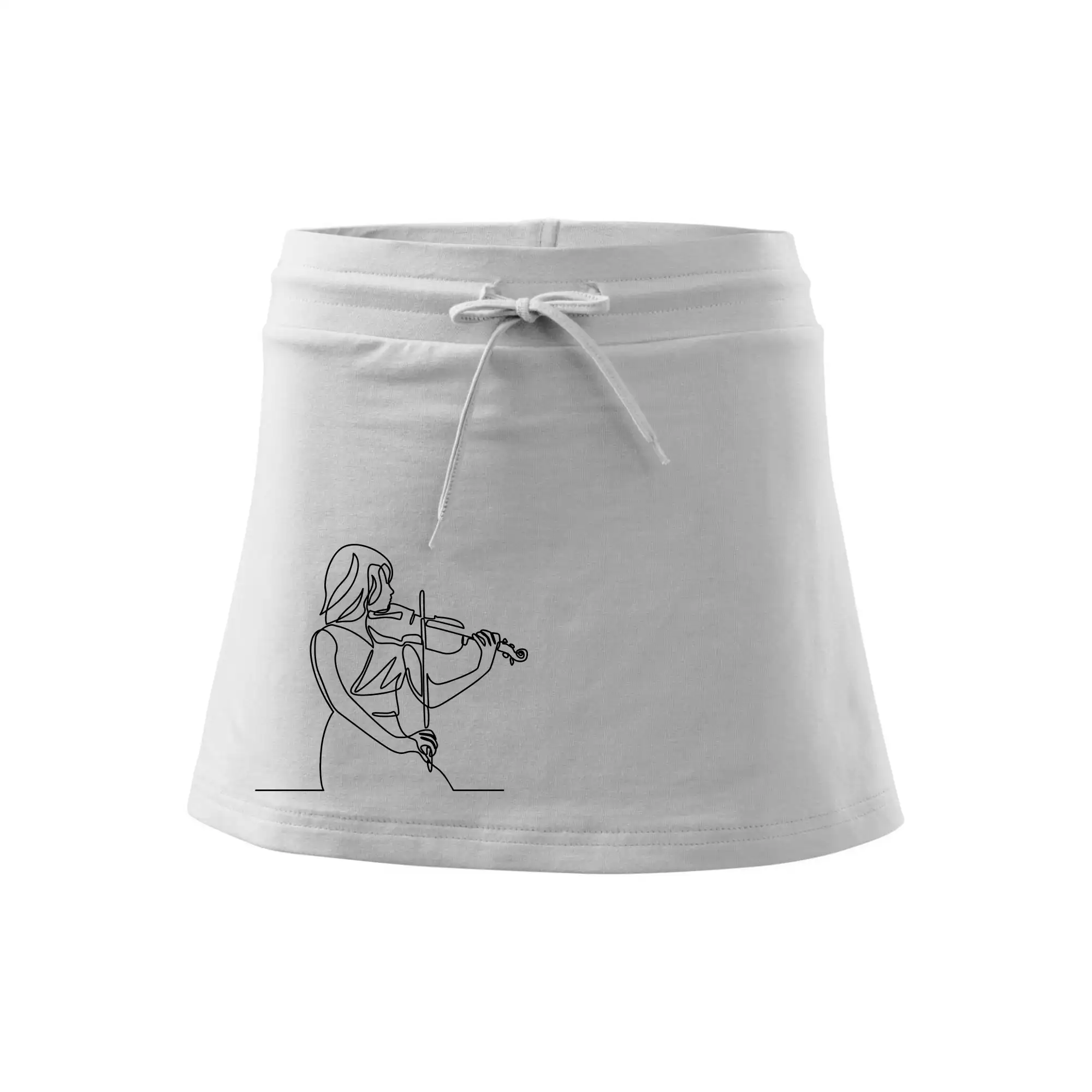 Houslistka jedním tahem