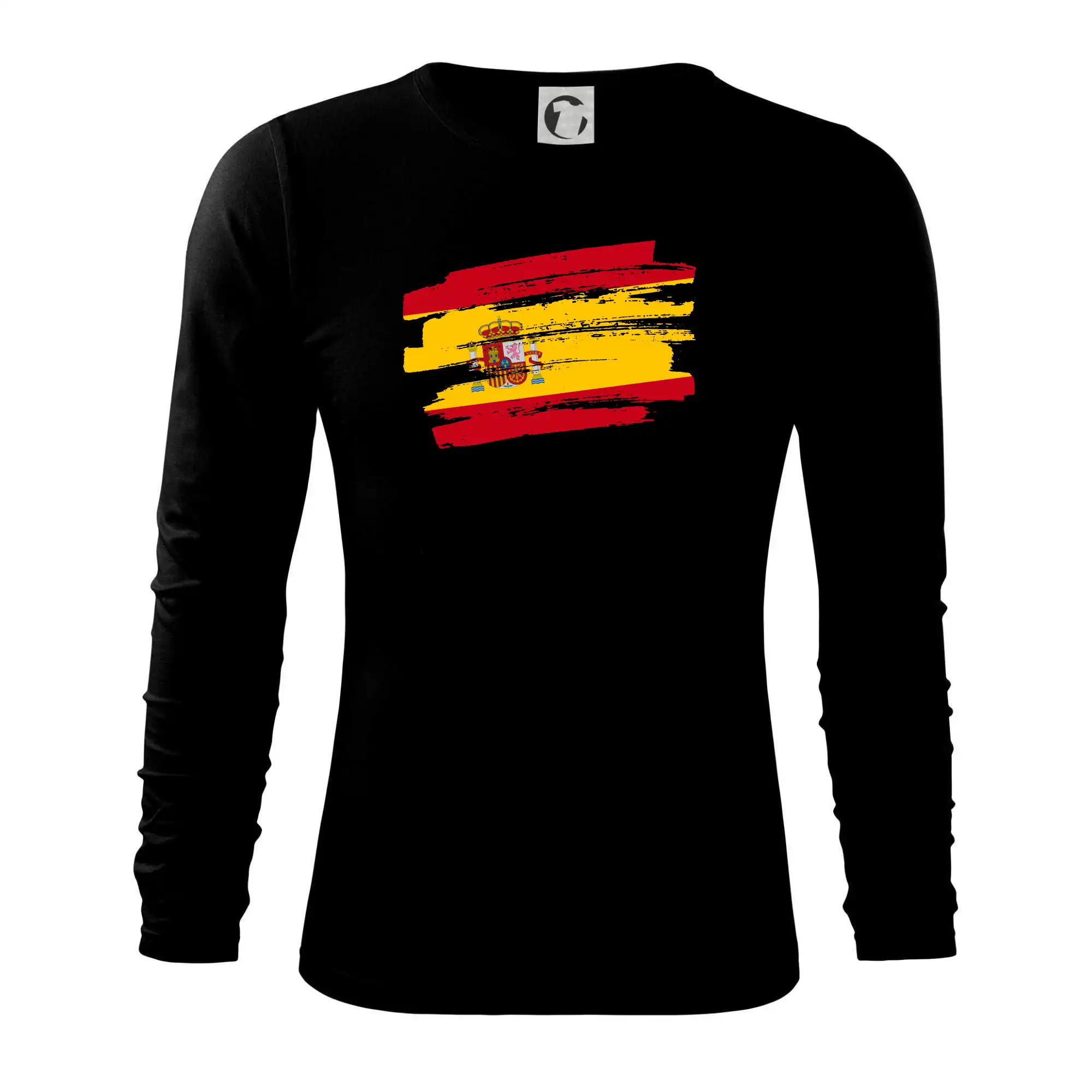 Španělská vlajka štětkou