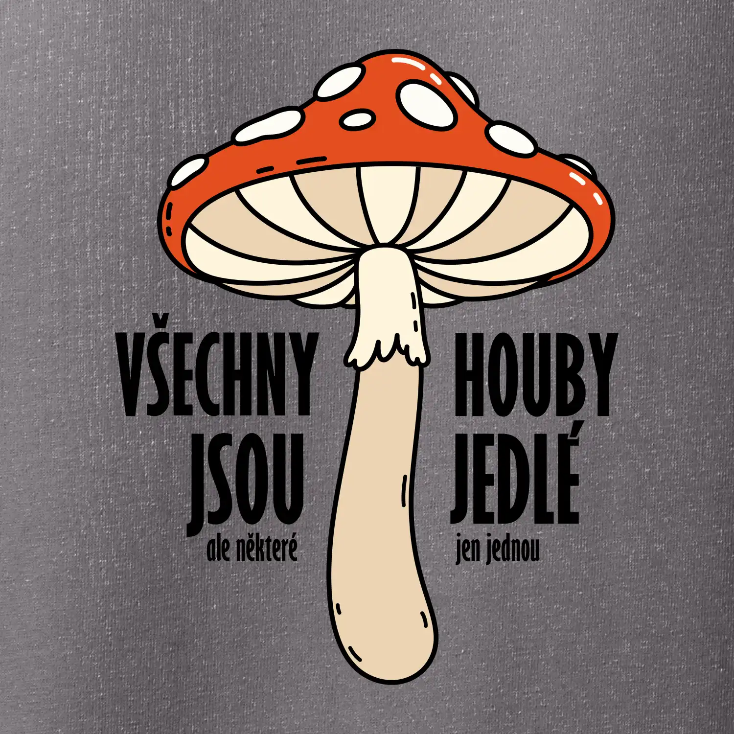 Všechny houby jsou jedlé