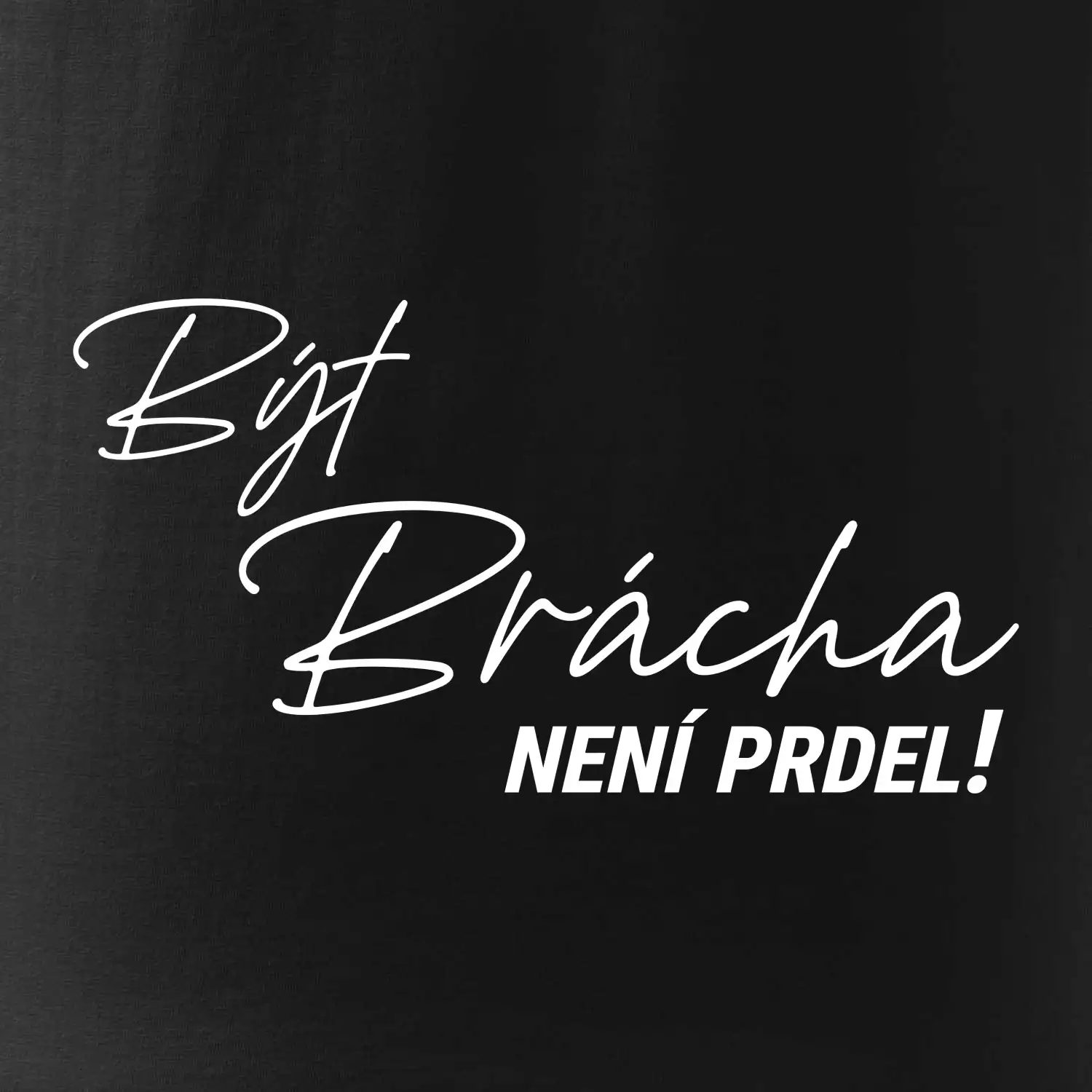Být brácha není prdel