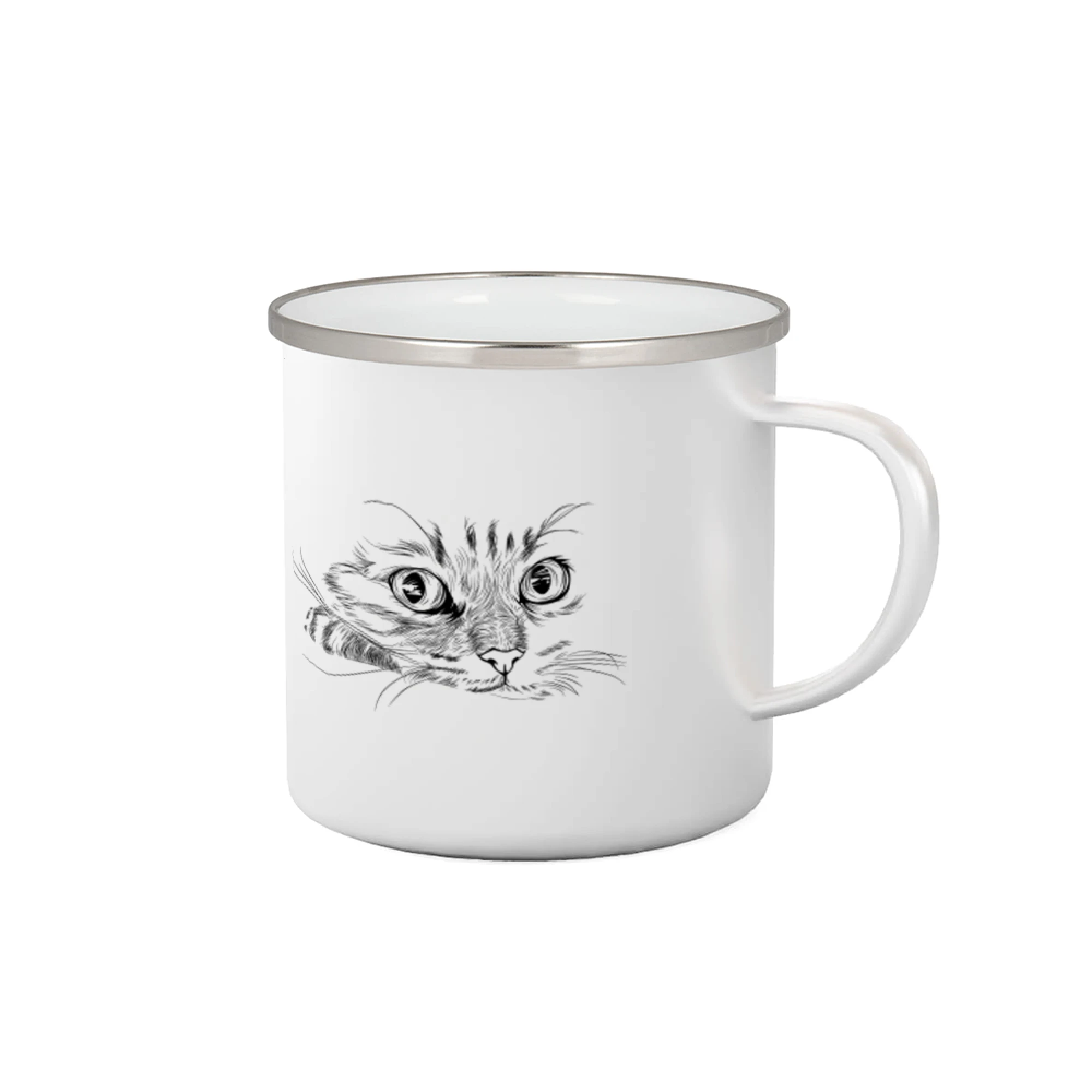 Kočka obličej kreslený