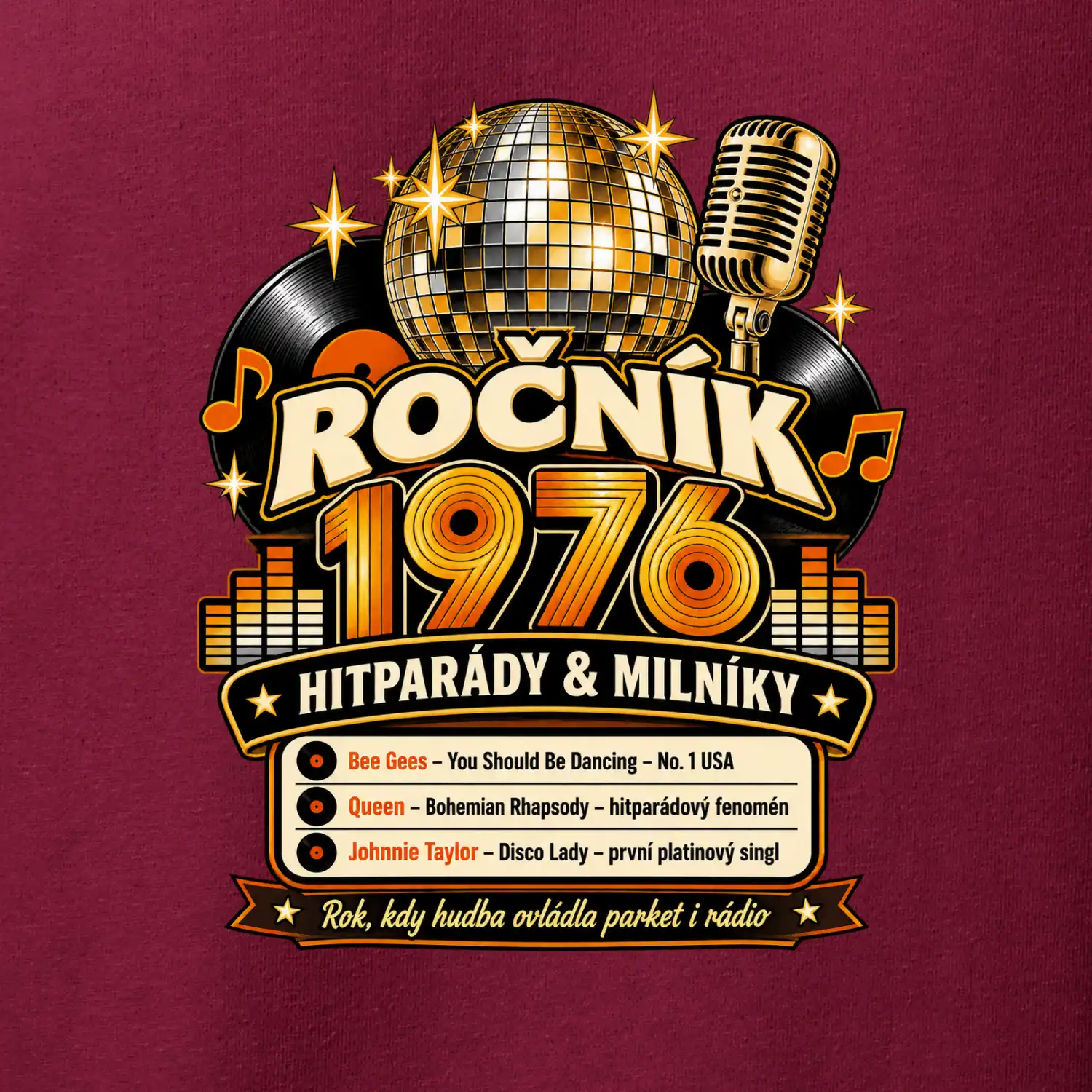 Ročník 1976 hitparády a milníky