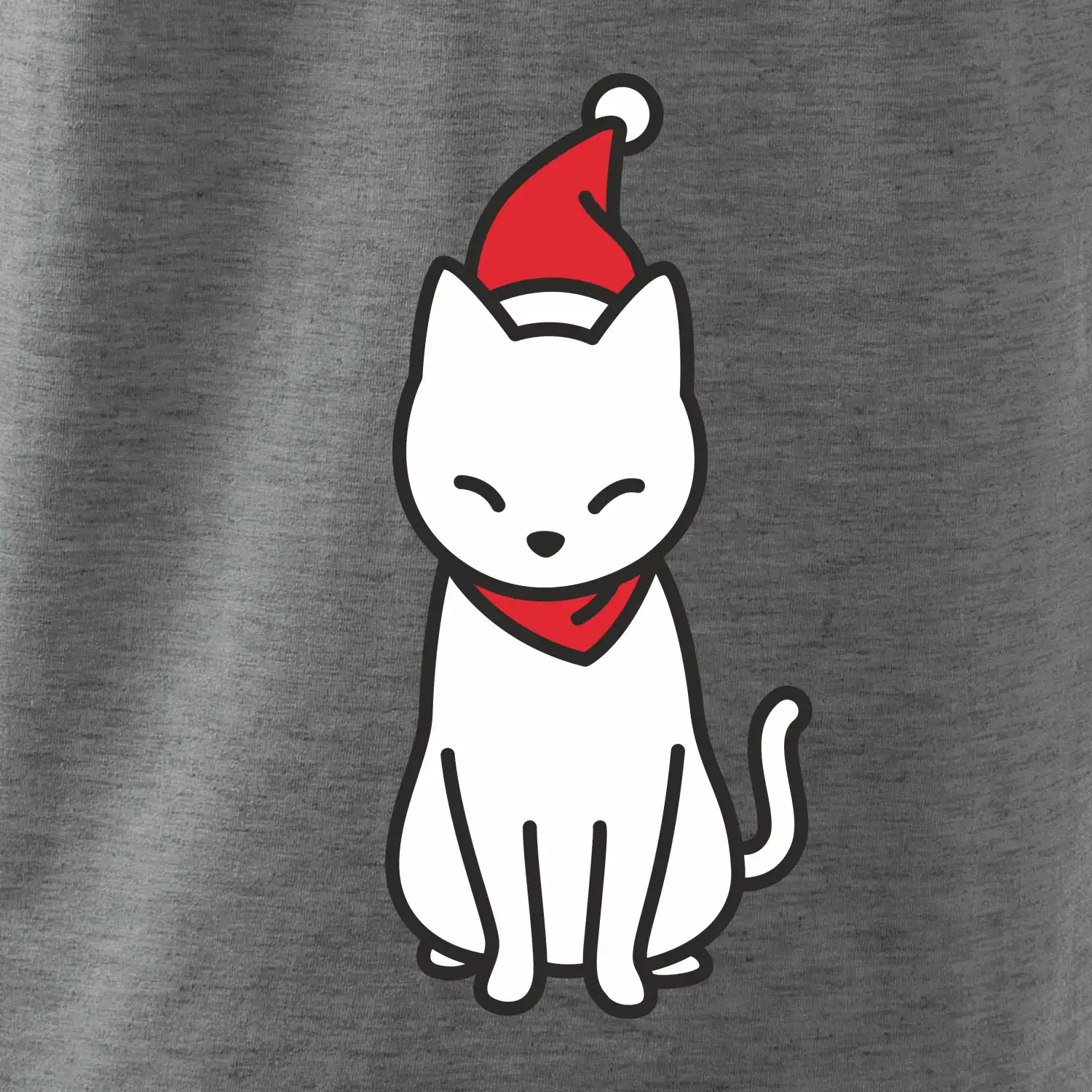 Vánoční kočka sedící