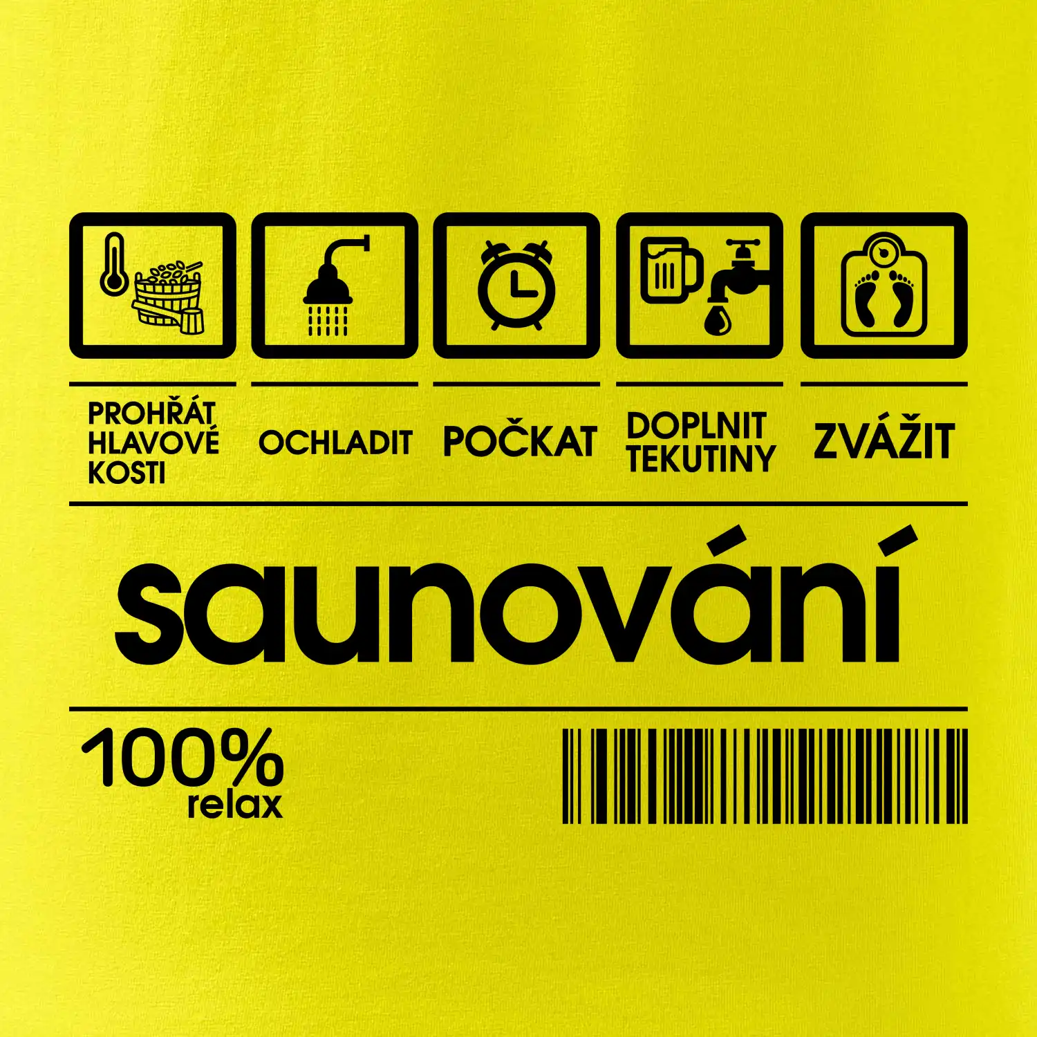 Čárový kód - sauna