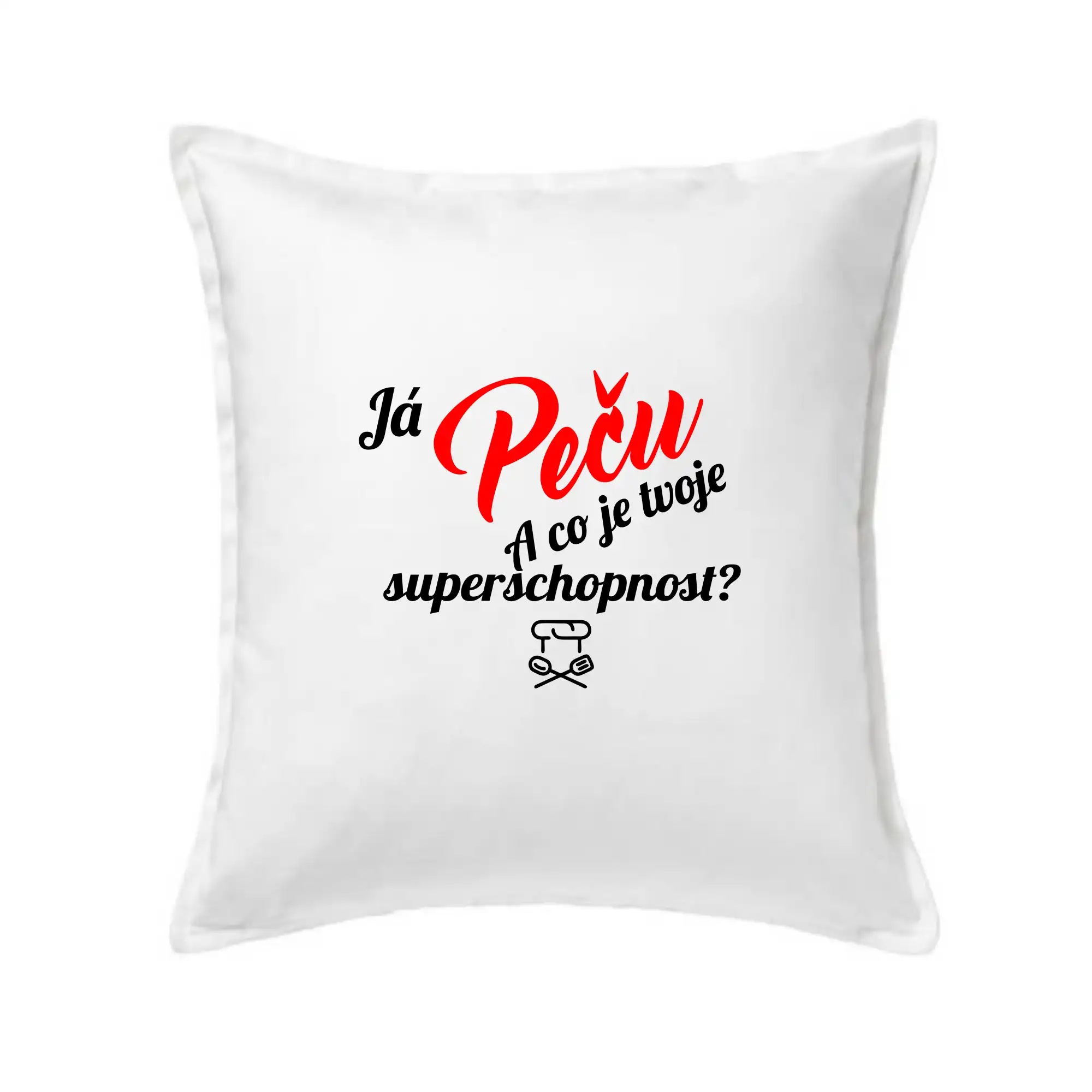 Já peču - tvoje superschopnost? šikmý nápis