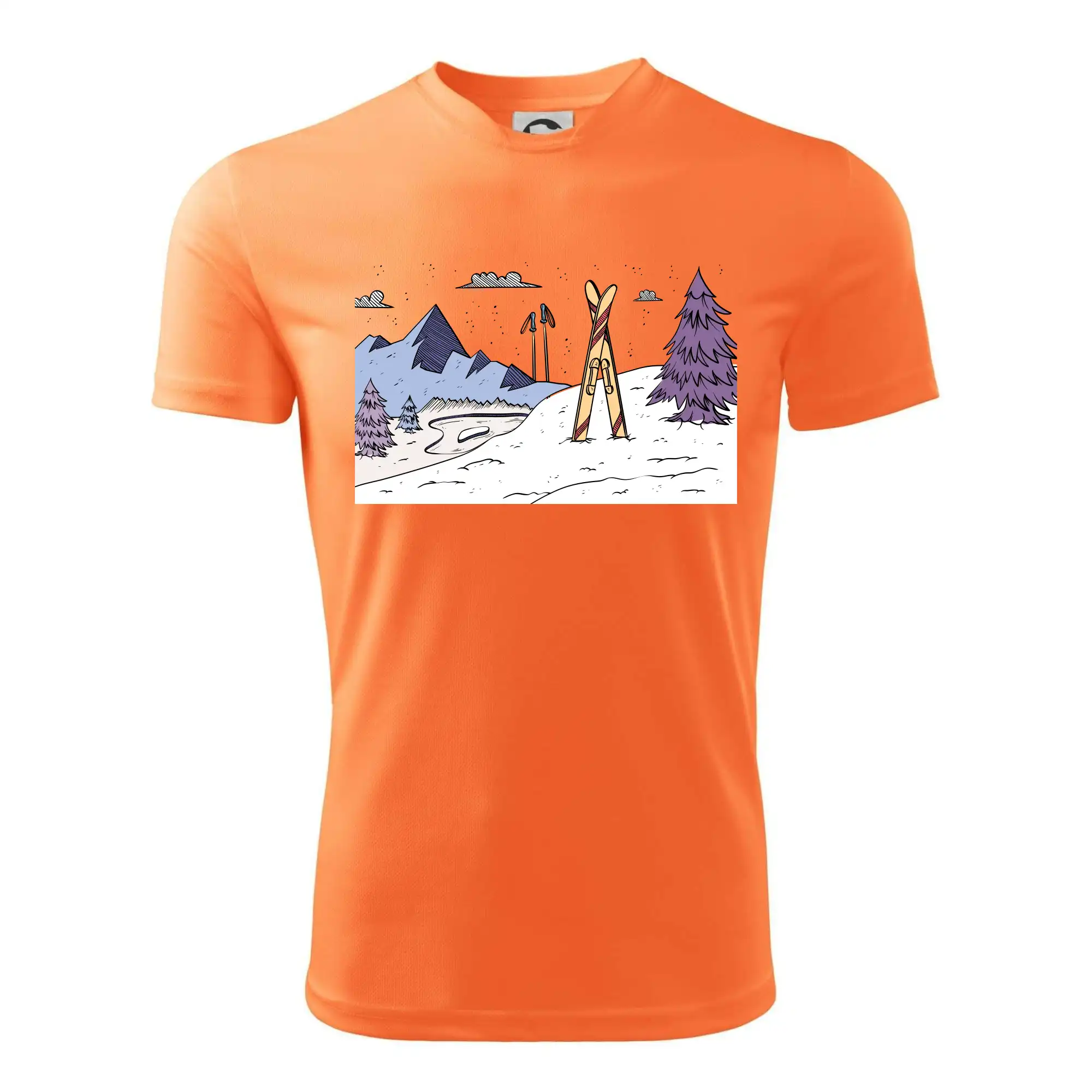 Panorama lyžování