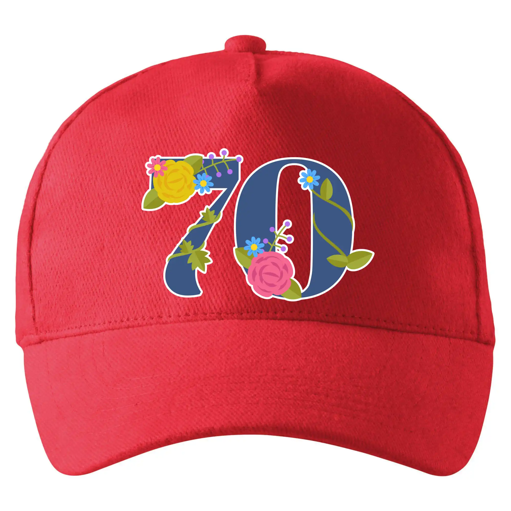 Květinové číslo kreslené - 70