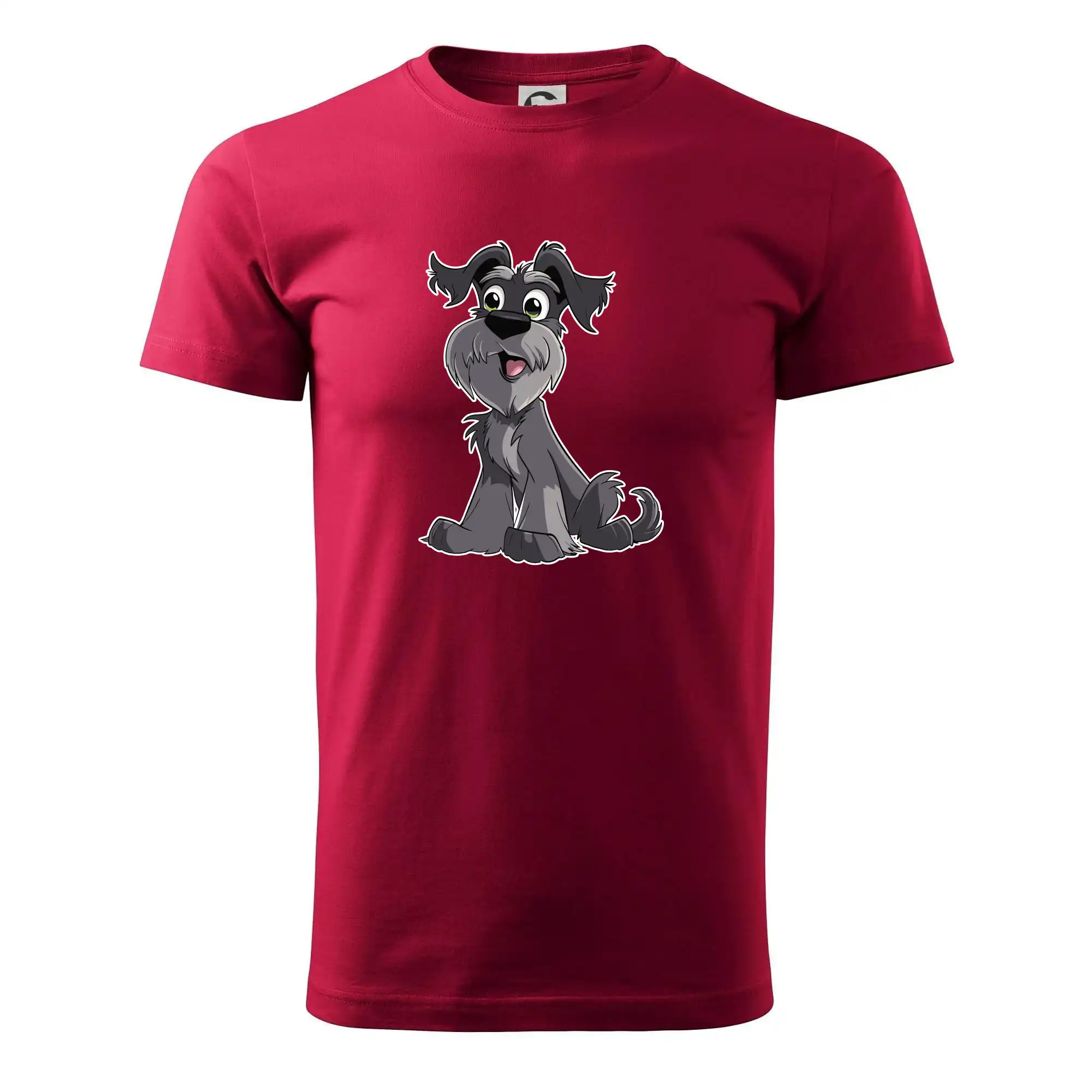 Knírač kreslený sedící