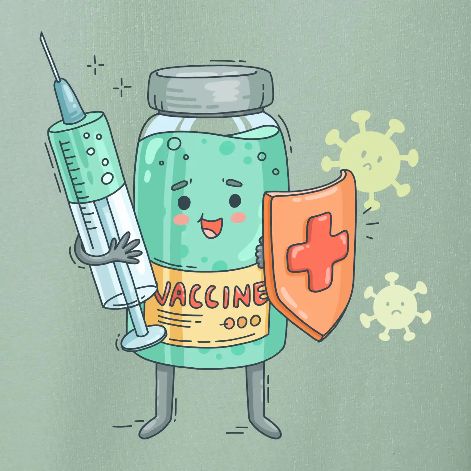 Cartoon vaccine