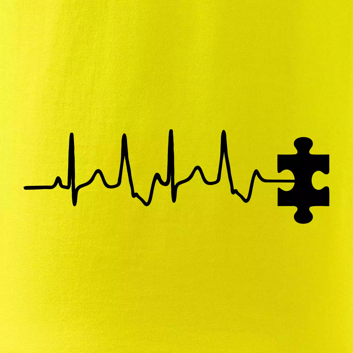 EKG puzzle rozpojené