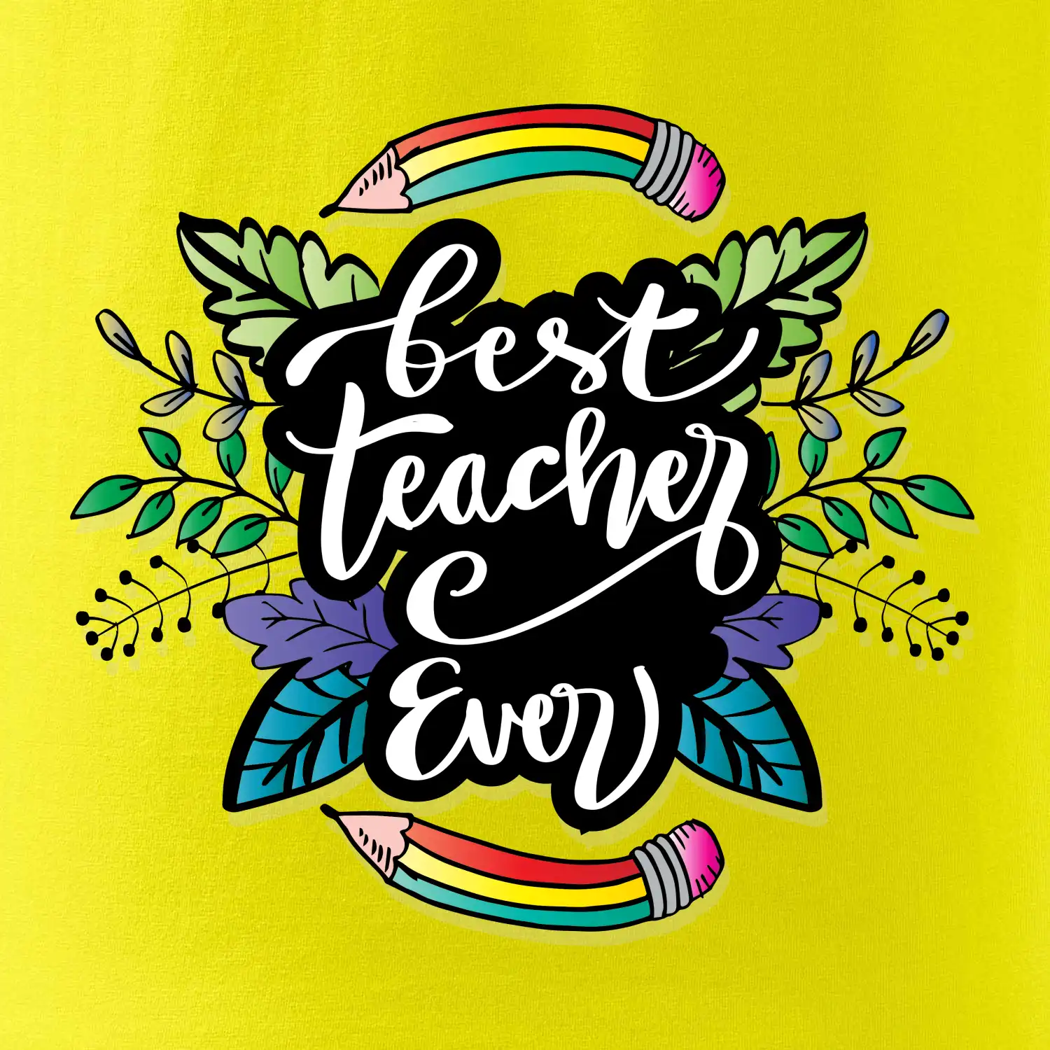 Barevné tužky best teacher ever