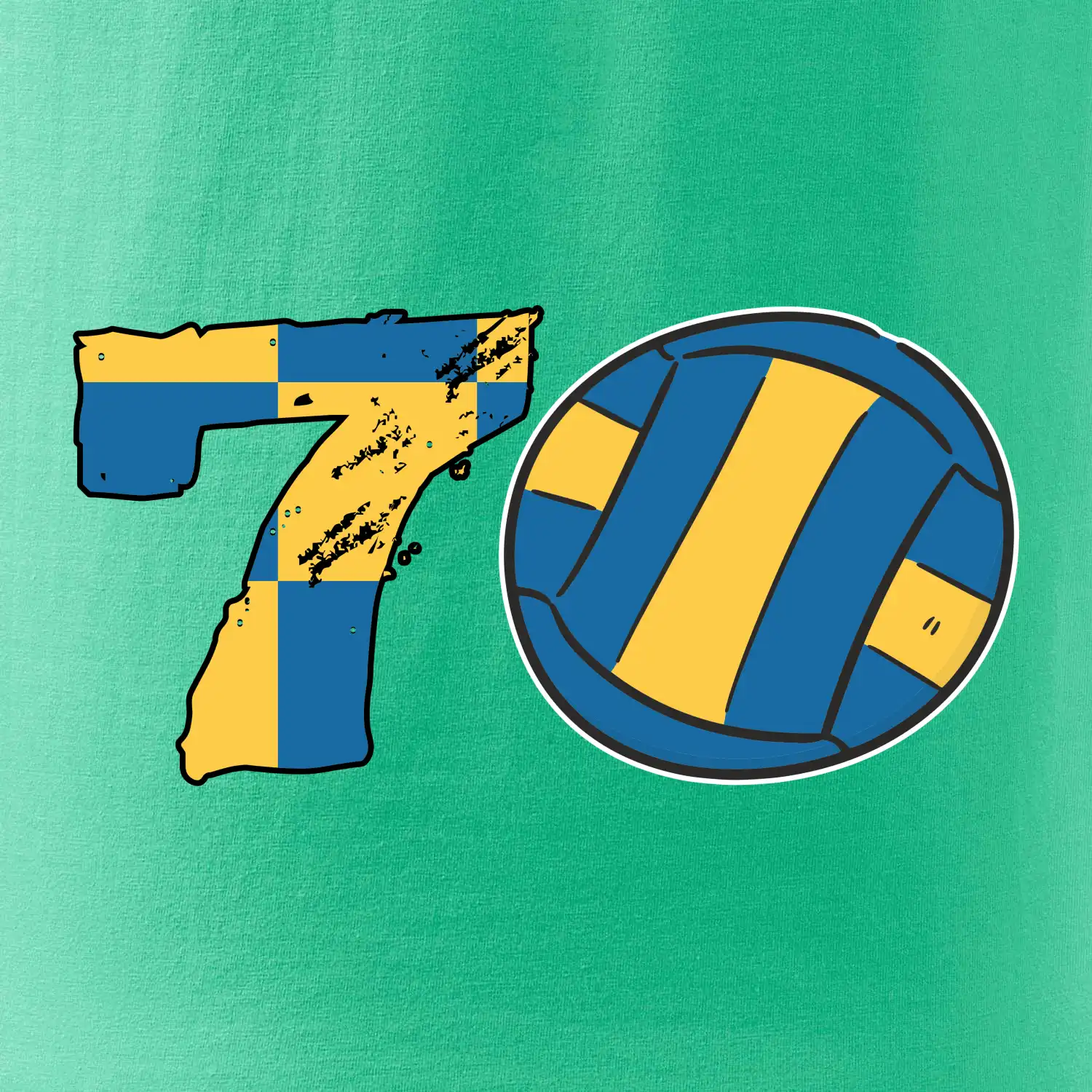 Volejbal kulaté narozeniny 70